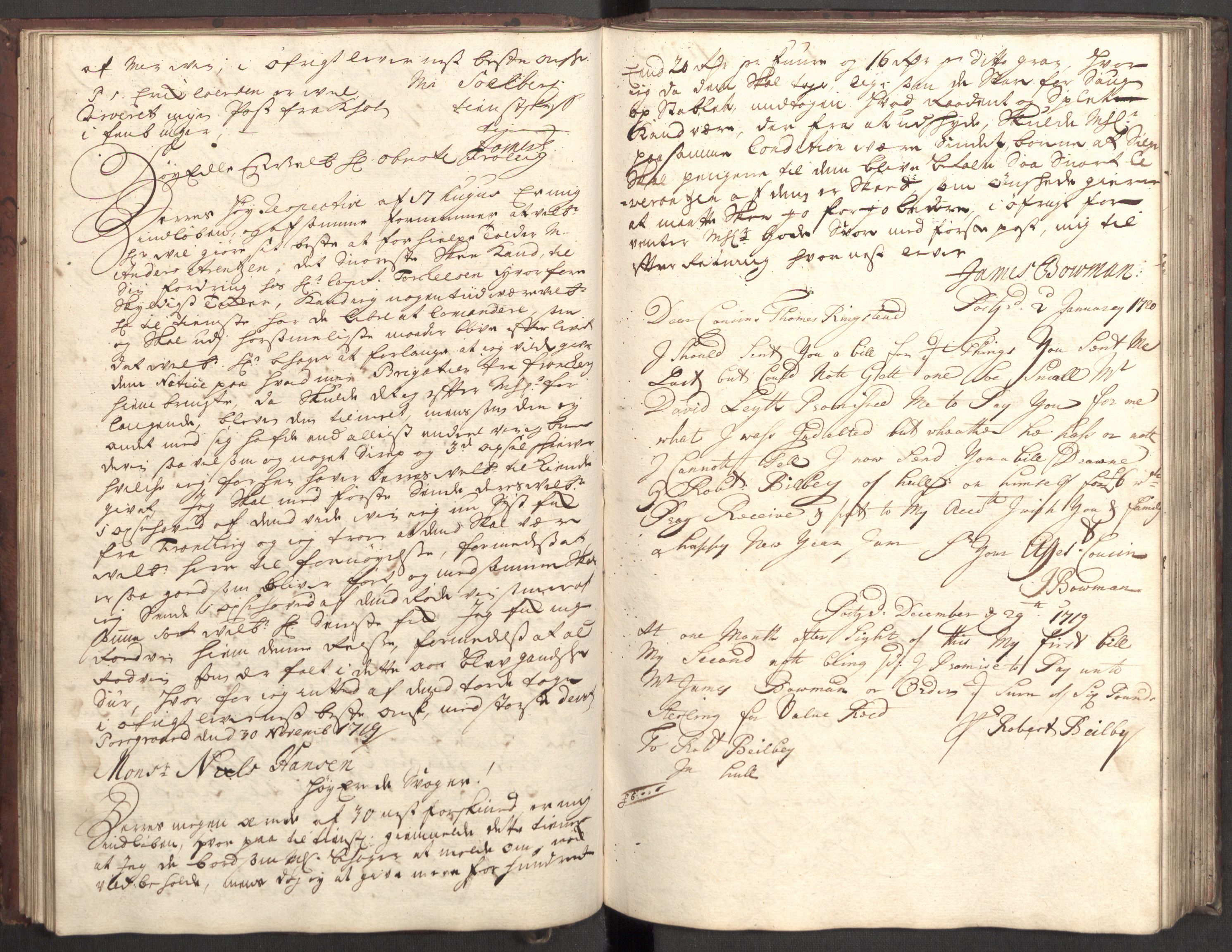 Bowman, James, RA/PA-0067/B/L0001/0002: Kopibøker / James Bowmans kopibok, 1719-1720, s. 37