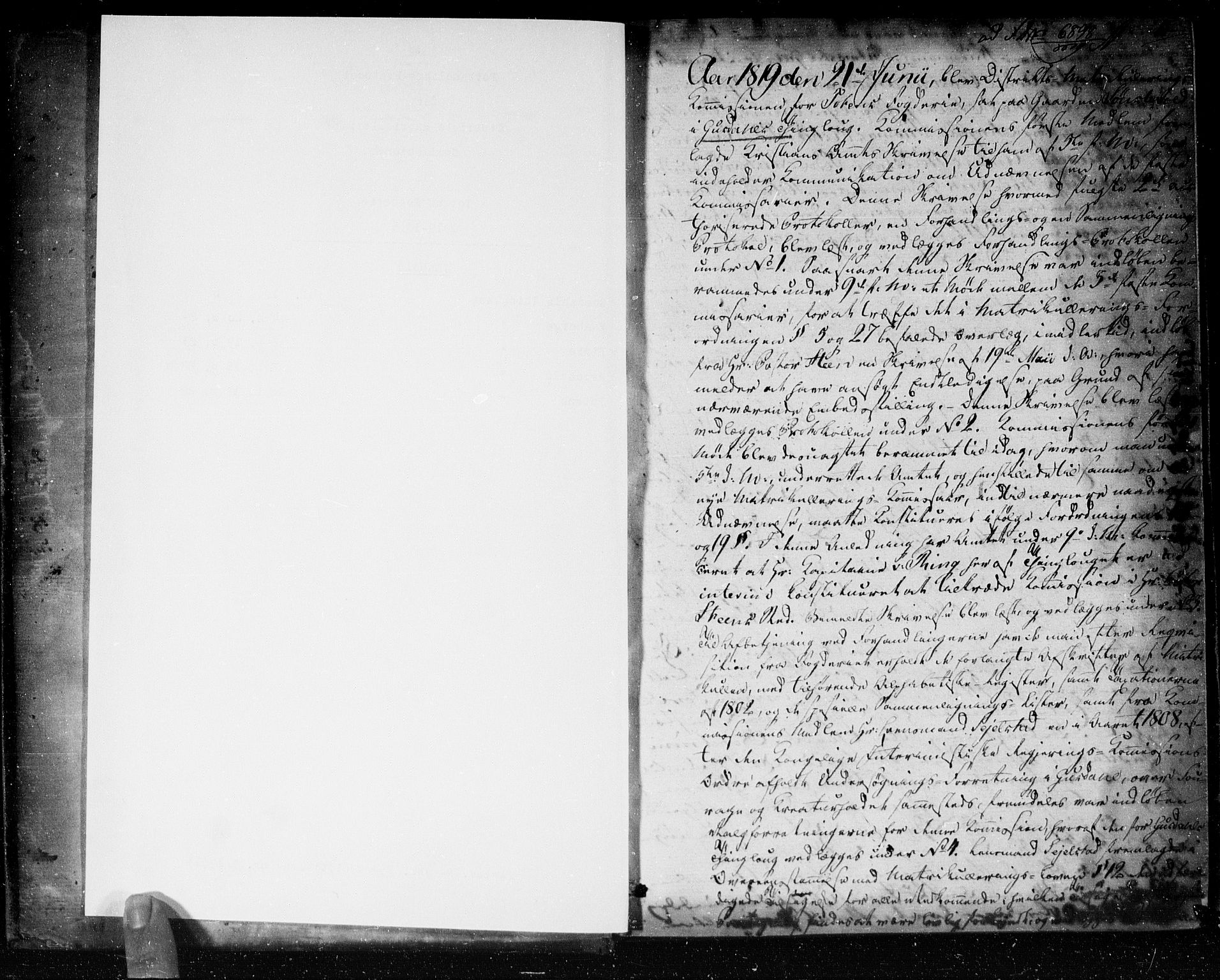 Hovedmatrikkelkommisjonen, AV/RA-S-1529, 1819-1835