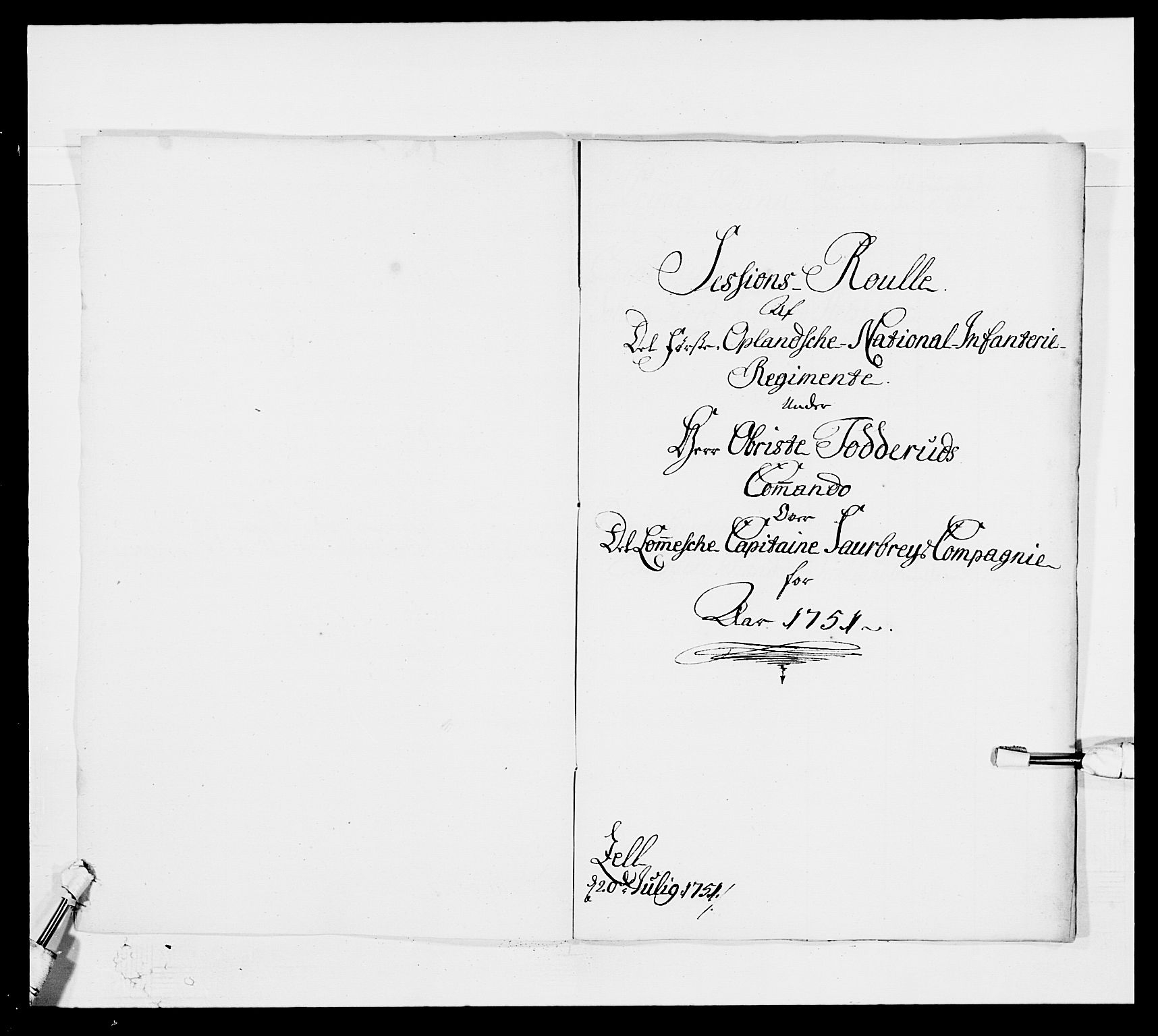 Kommanderende general (KG I) med Det norske krigsdirektorium, AV/RA-EA-5419/E/Ea/L0502b: 1. Opplandske regiment, 1748-1752, s. 439