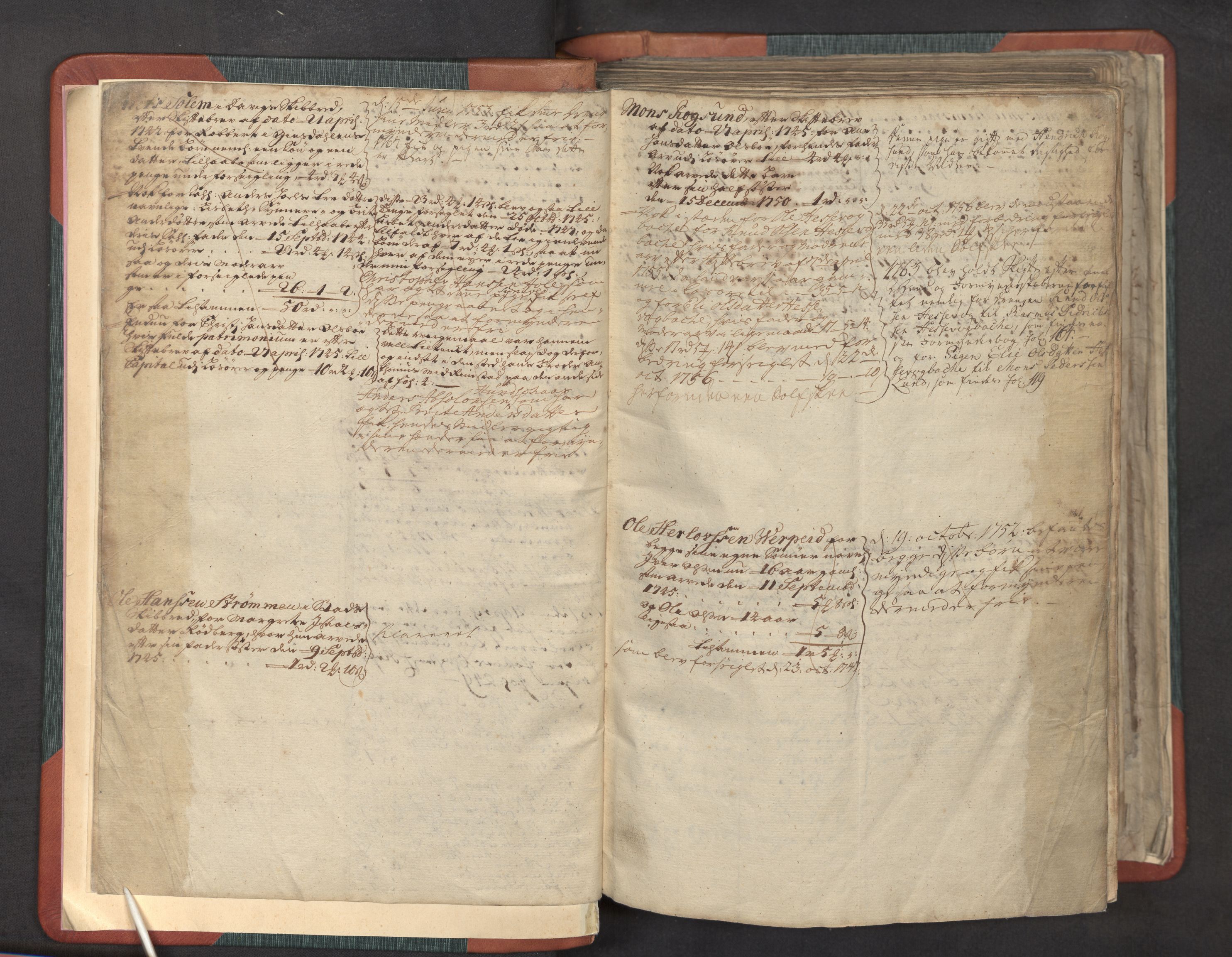 Nordfjord sorenskriveri, AV/SAB-A-2801/1/05/05a/L0003: Overformyndarprotokollar, 1745-1754