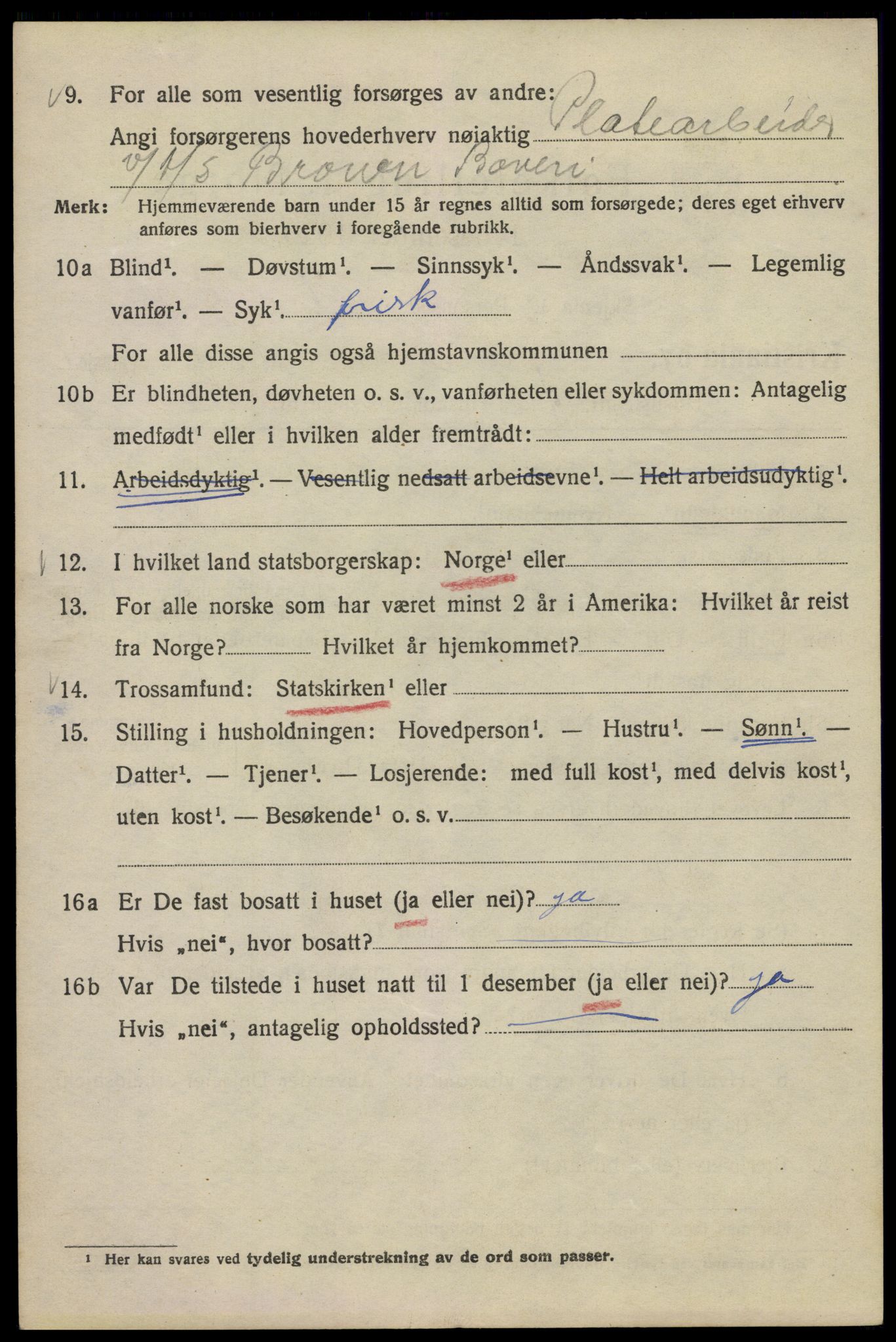 SAO, Folketelling 1920 for 0301 Kristiania kjøpstad, 1920, s. 396542