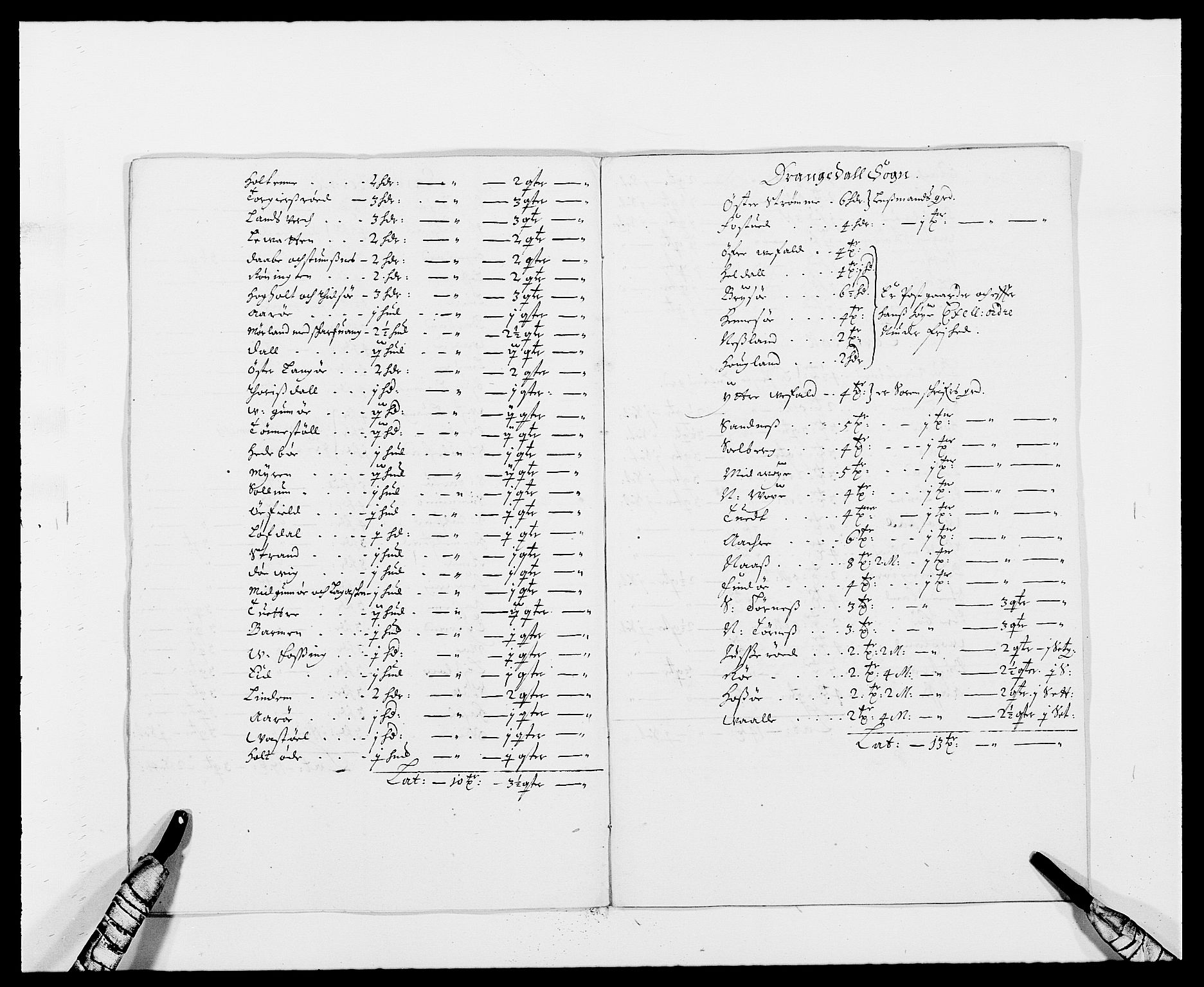 Rentekammeret inntil 1814, Reviderte regnskaper, Fogderegnskap, AV/RA-EA-4092/R34/L2043: Fogderegnskap Bamble, 1676-1677, s. 314