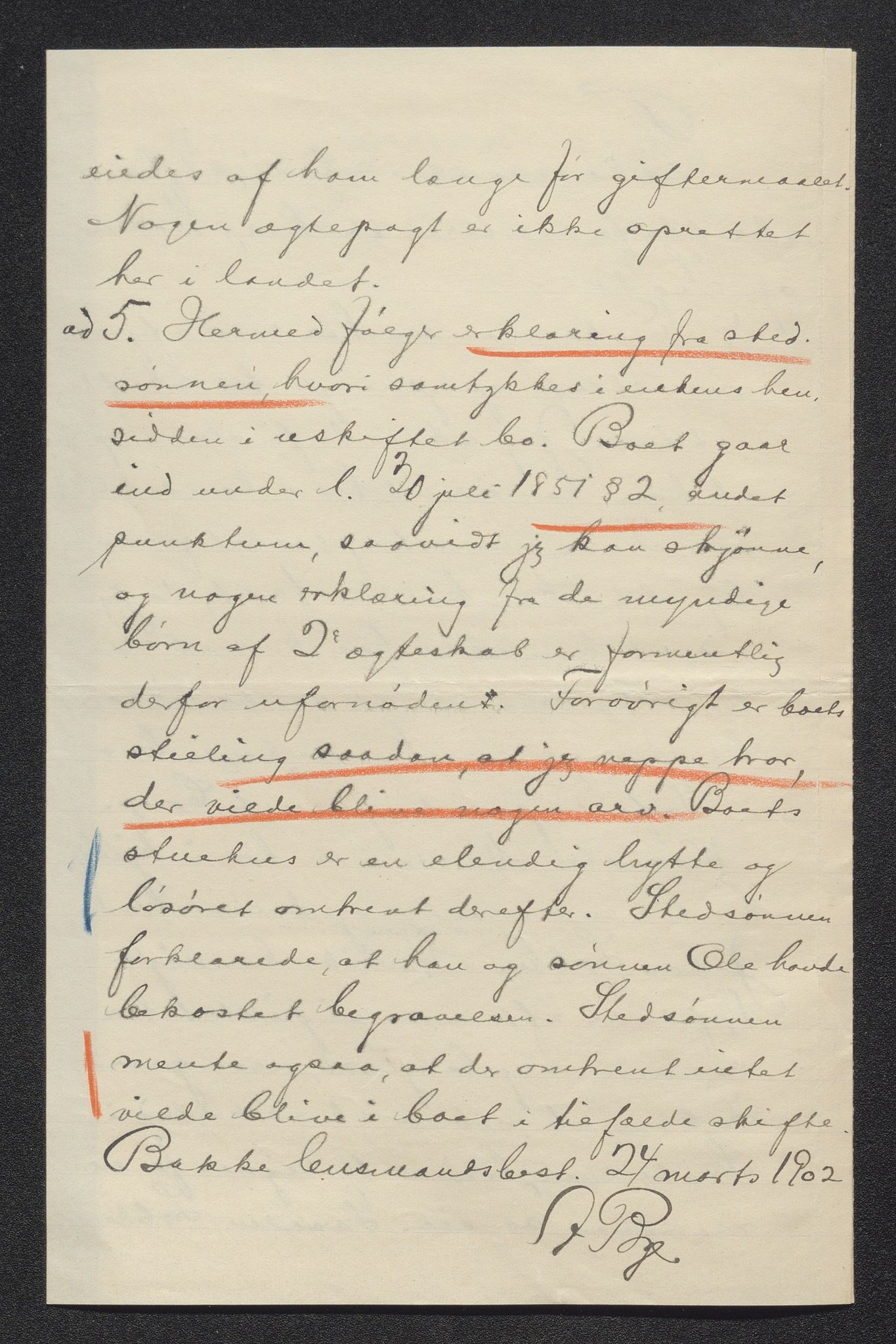 Eiker, Modum og Sigdal sorenskriveri, AV/SAKO-A-123/H/Ha/Hab/L0029: Dødsfallsmeldinger, 1902, s. 134