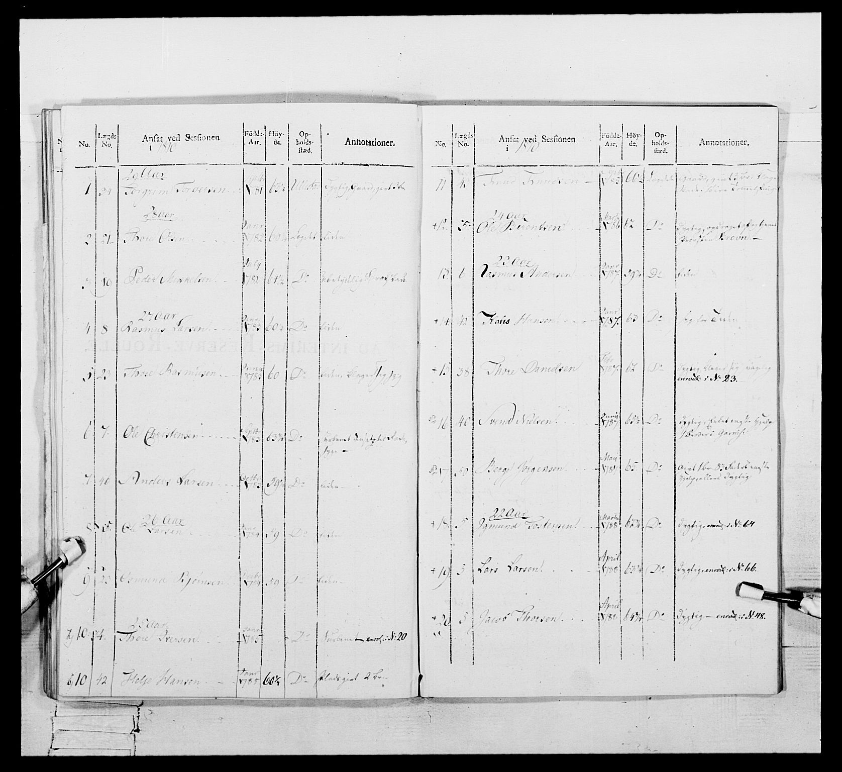 Generalitets- og kommissariatskollegiet, Det kongelige norske kommissariatskollegium, RA/EA-5420/E/Eh/L0111: Vesterlenske nasjonale infanteriregiment, 1810, s. 432