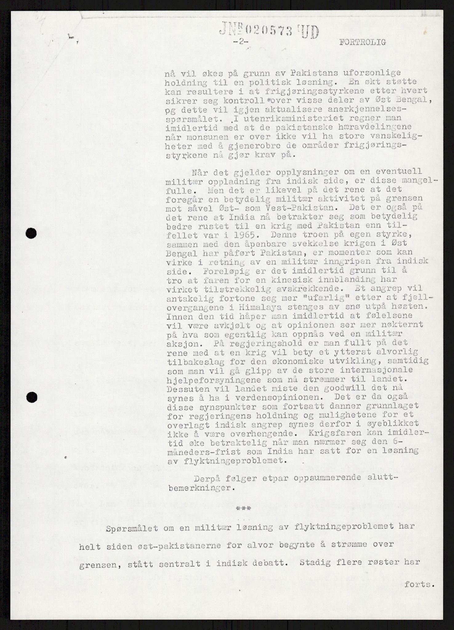 Utenriksdepartementet, hovedarkiv, AV/RA-S-6794/D/Db/Dba/L0776/0003: Verdenspolitikk. Fremmede staters politikk (G.L.) / Israel: Politikk (2 mapper), 1970-1972, s. 96