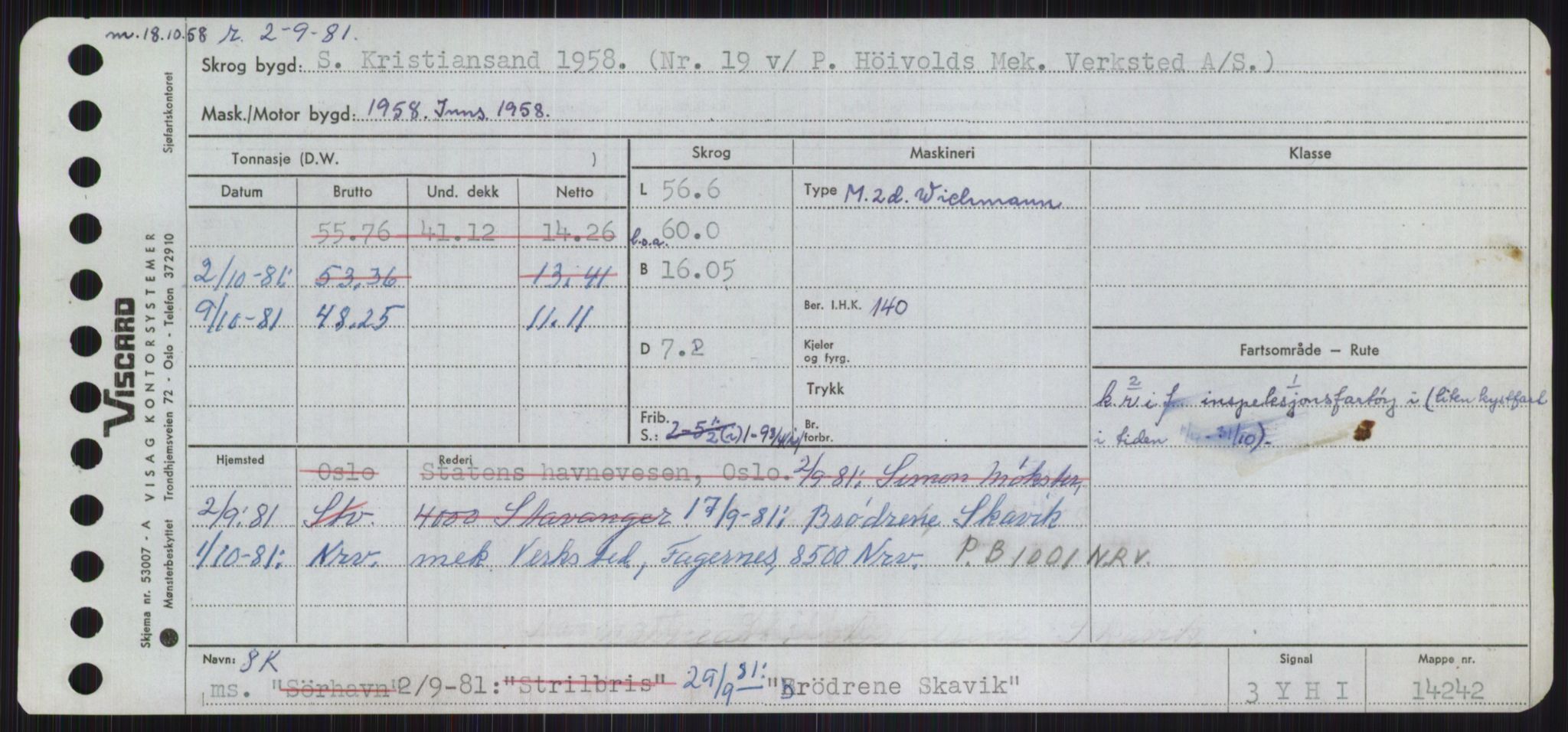 Sjøfartsdirektoratet med forløpere, Skipsmålingen, RA/S-1627/H/Ha/L0001/0002: Fartøy, A-Eig / Fartøy Bjør-Eig, s. 369