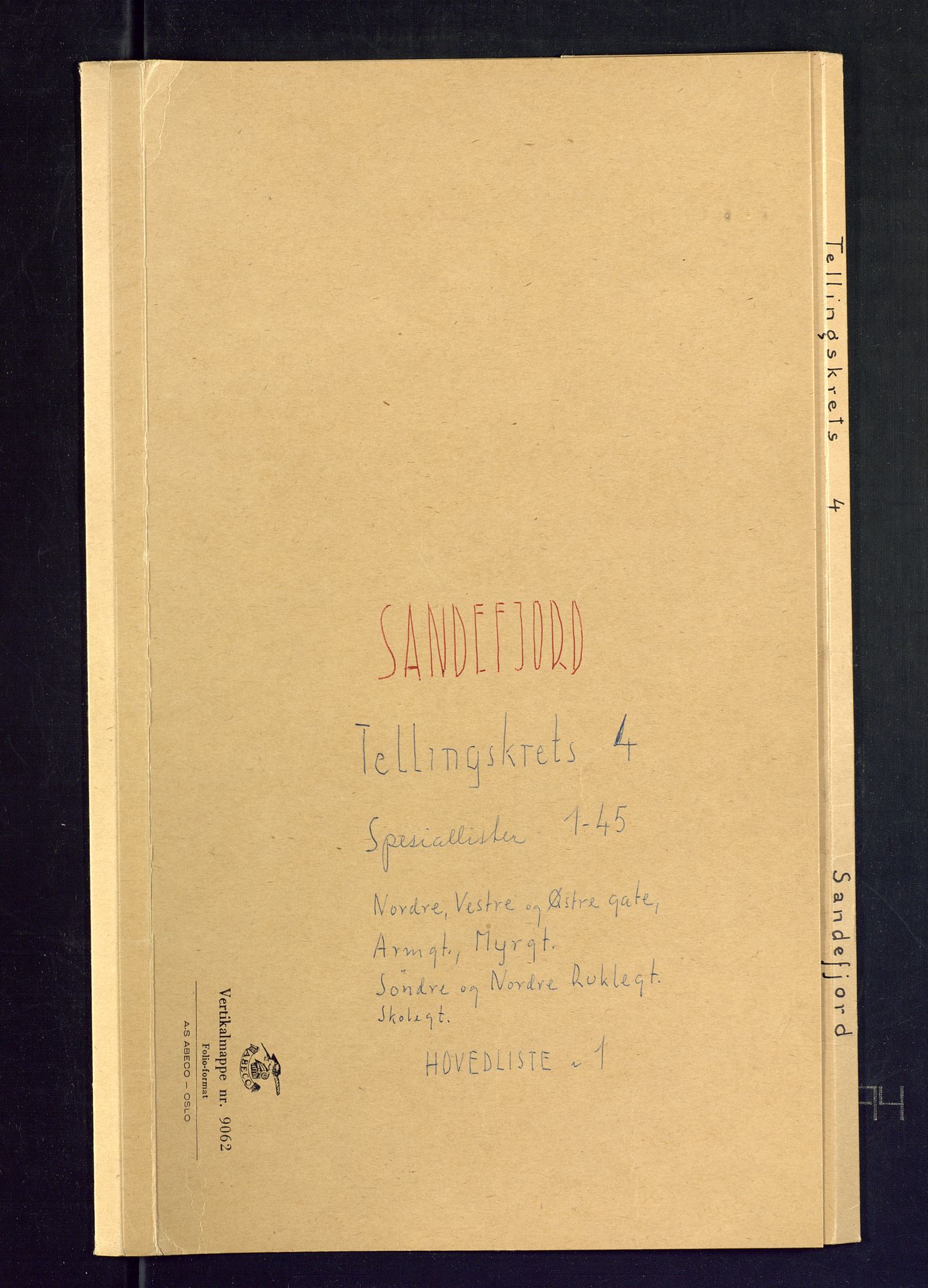 SAKO, Folketelling 1875 for 0706B Sandeherred prestegjeld, Sandefjord kjøpstad, 1875, s. 9