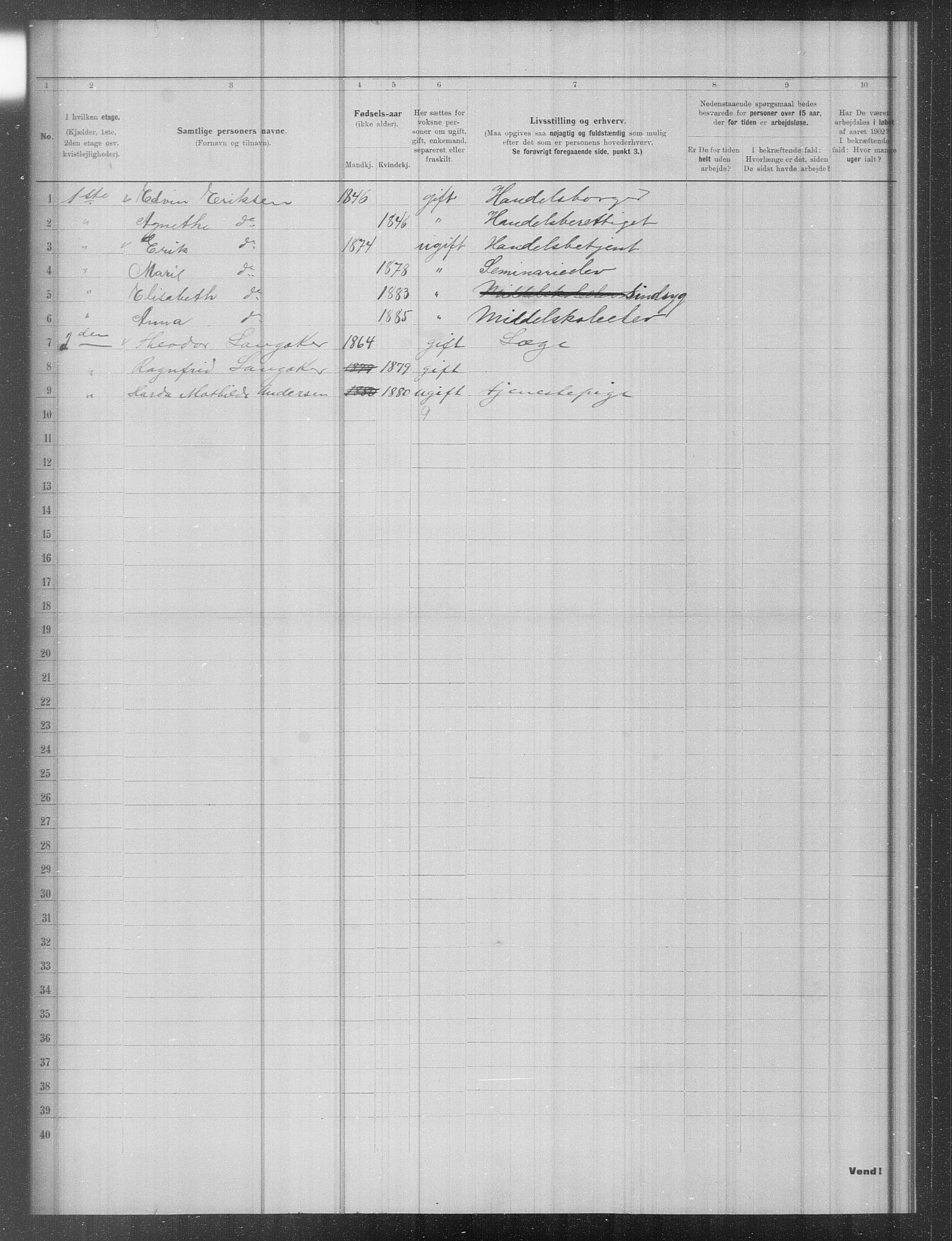OBA, Kommunal folketelling 31.12.1902 for Kristiania kjøpstad, 1902, s. 13939