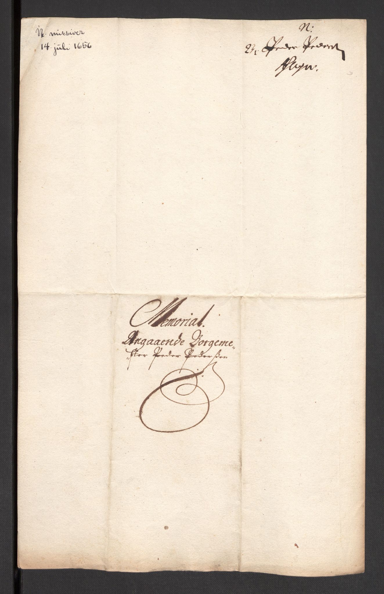 Danske Kanselli 1572-1799, AV/RA-EA-3023/F/Fc/Fcc/Fcca/L0017: Norske innlegg 1572-1799, 1656, s. 76