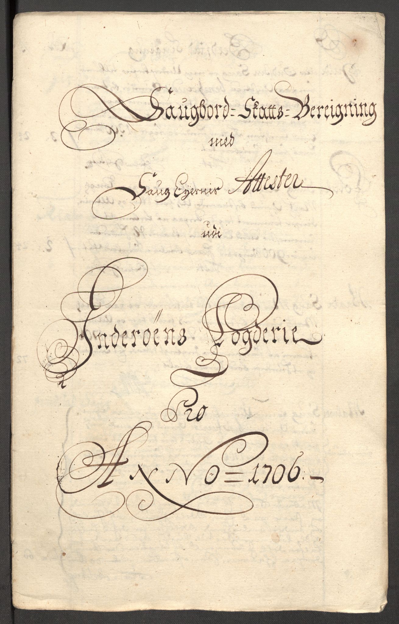 Rentekammeret inntil 1814, Reviderte regnskaper, Fogderegnskap, RA/EA-4092/R63/L4315: Fogderegnskap Inderøy, 1706-1707, s. 131