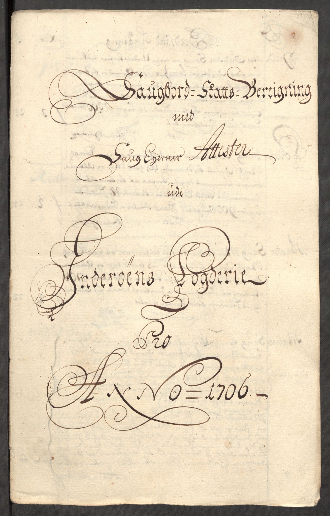 Rentekammeret inntil 1814, Reviderte regnskaper, Fogderegnskap, AV/RA-EA-4092/R63/L4315: Fogderegnskap Inderøy, 1706-1707, s. 131