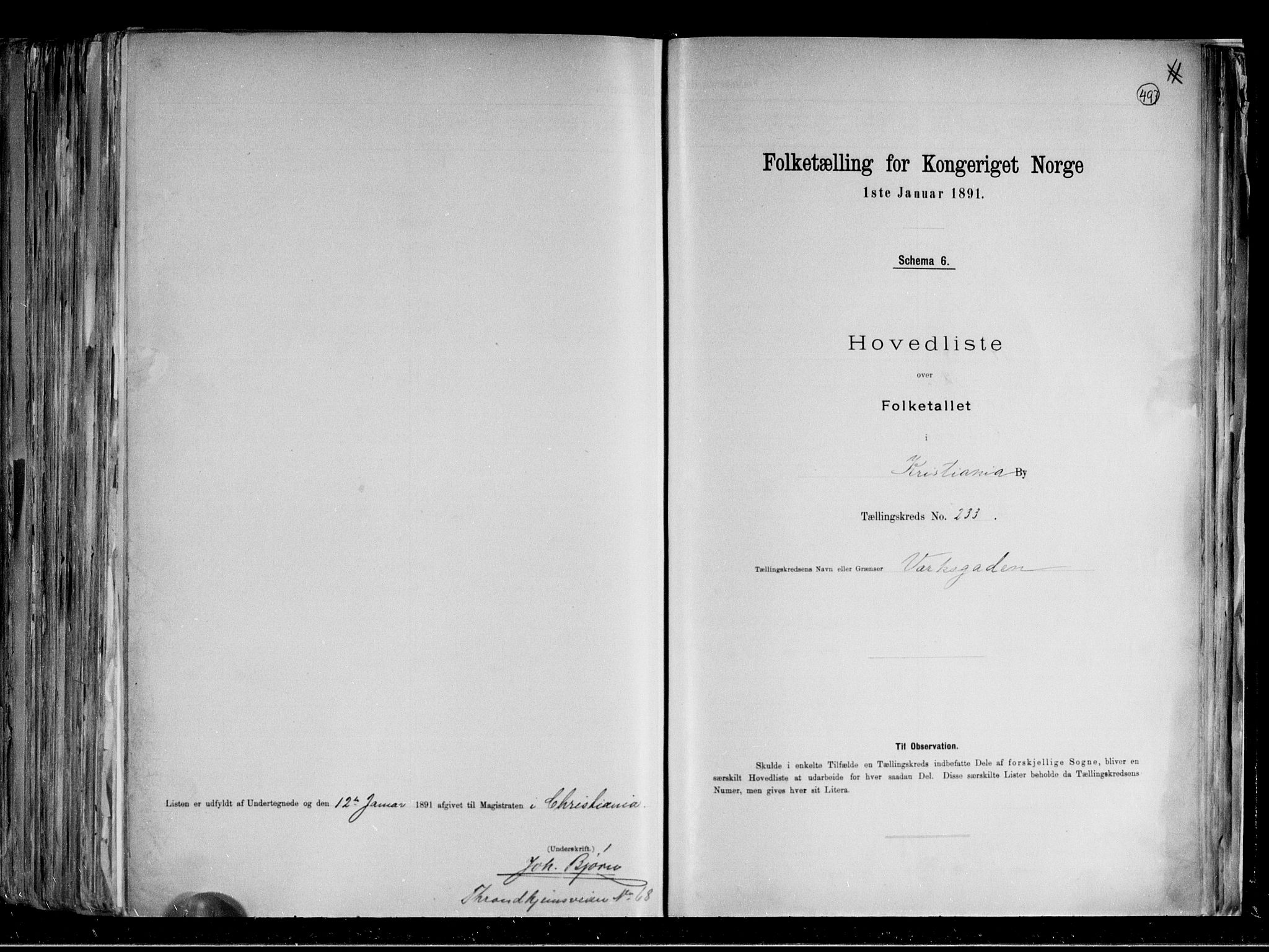RA, Folketelling 1891 for 0301 Kristiania kjøpstad, 1891, s. 141964