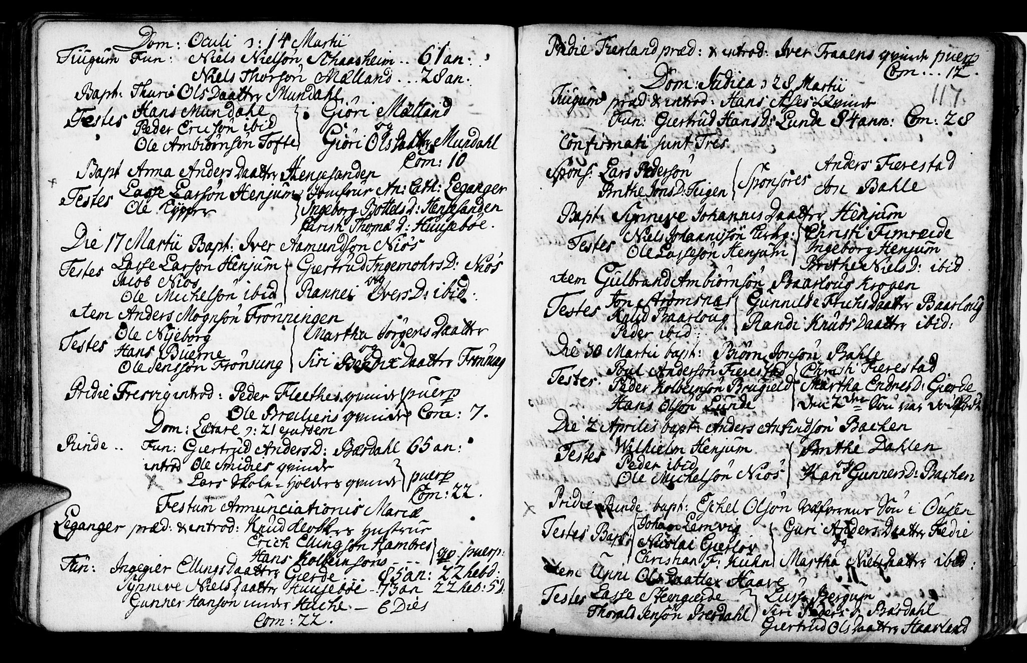 Leikanger sokneprestembete, AV/SAB-A-81001/H/Haa/Haaa/L0002: Ministerialbok nr. A 2, 1735-1756, s. 117