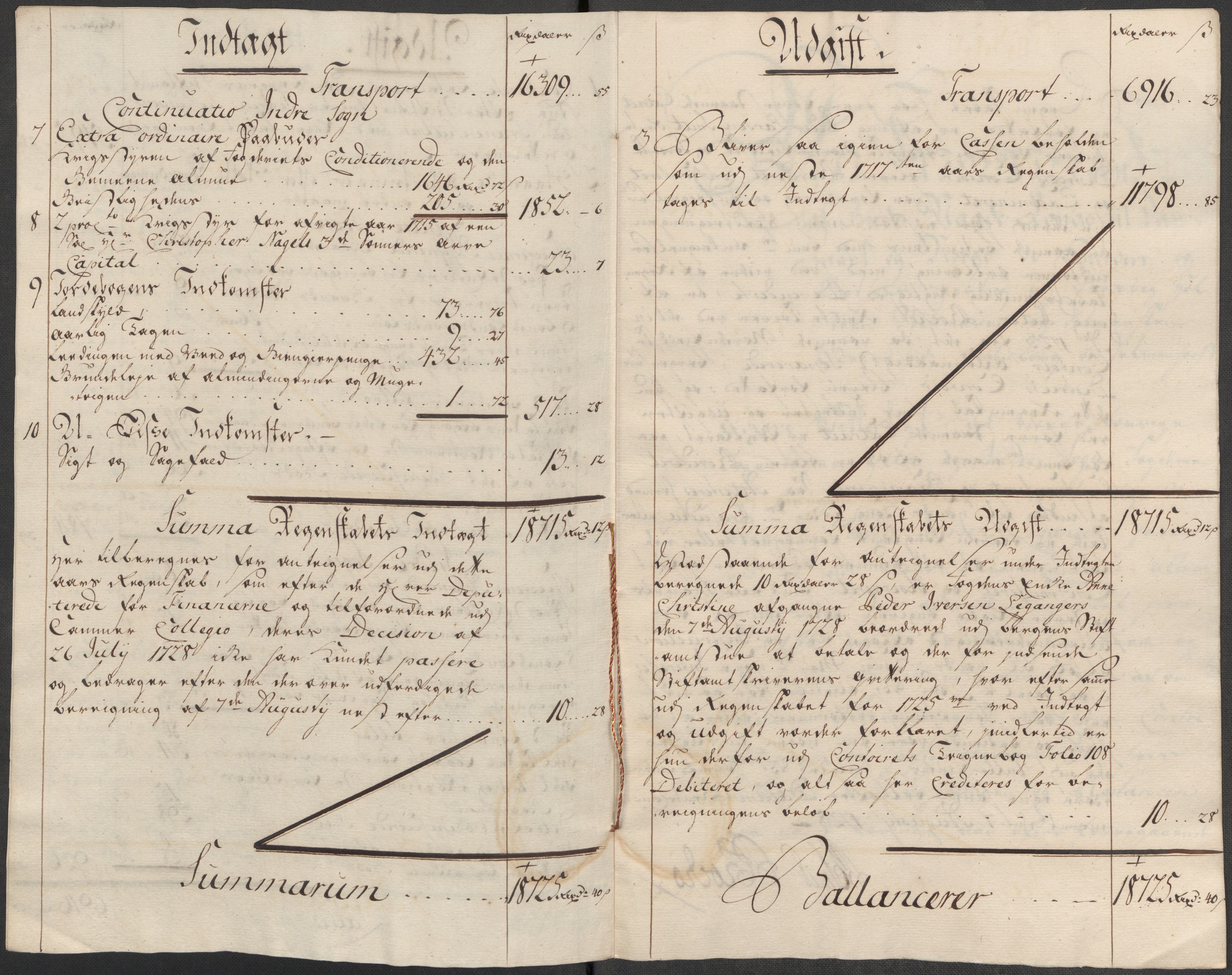 Rentekammeret inntil 1814, Reviderte regnskaper, Fogderegnskap, AV/RA-EA-4092/R52/L3320: Fogderegnskap Sogn, 1715-1716, s. 375