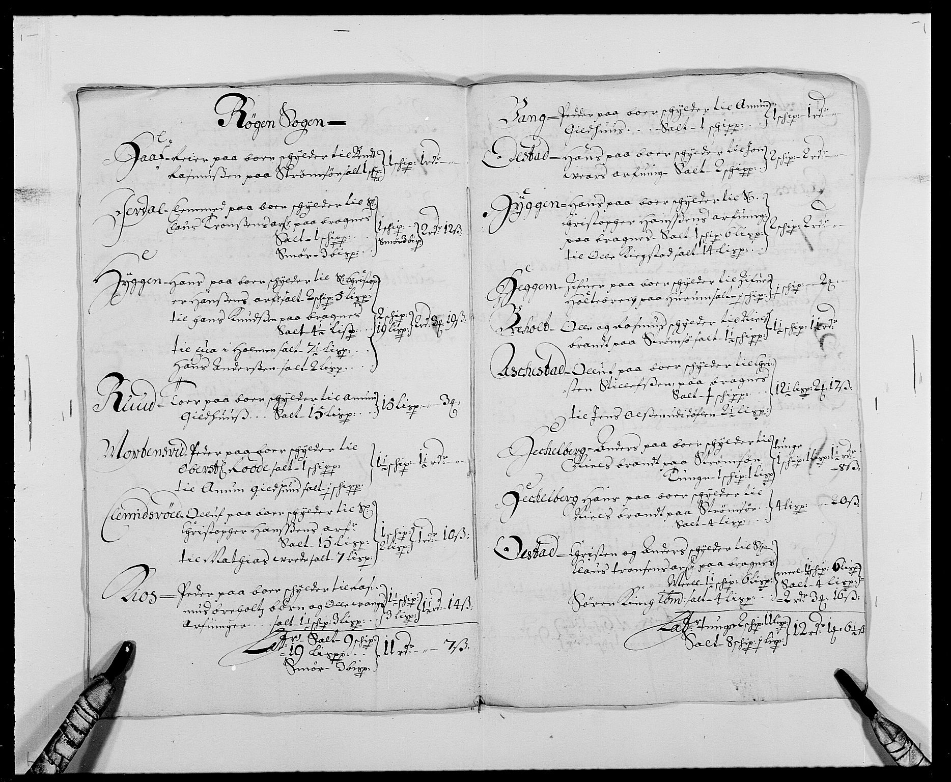 Rentekammeret inntil 1814, Reviderte regnskaper, Fogderegnskap, AV/RA-EA-4092/R29/L1692: Fogderegnskap Hurum og Røyken, 1682-1687, s. 283