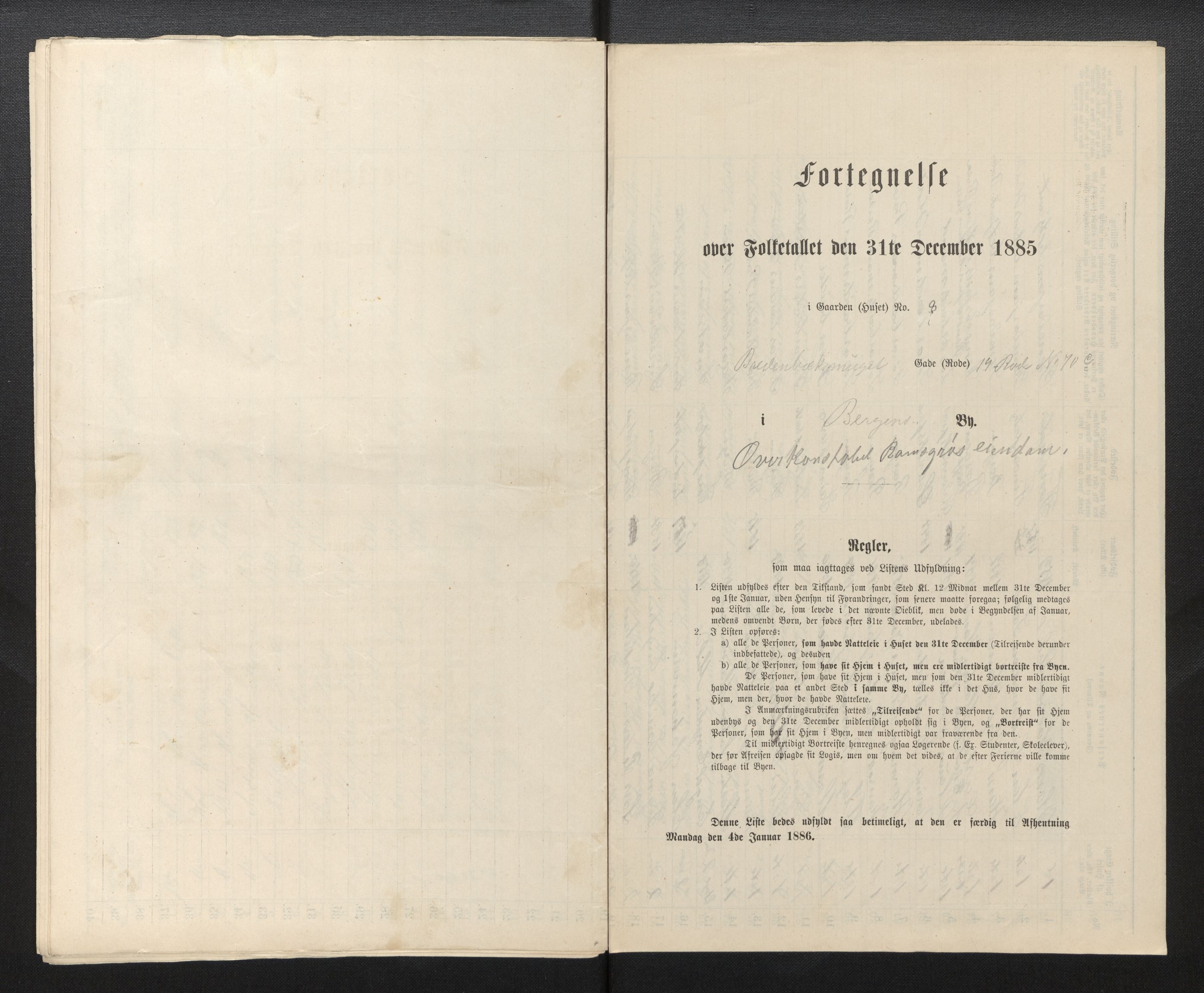 SAB, Folketelling 1885 for 1301 Bergen kjøpstad, 1885, s. 659