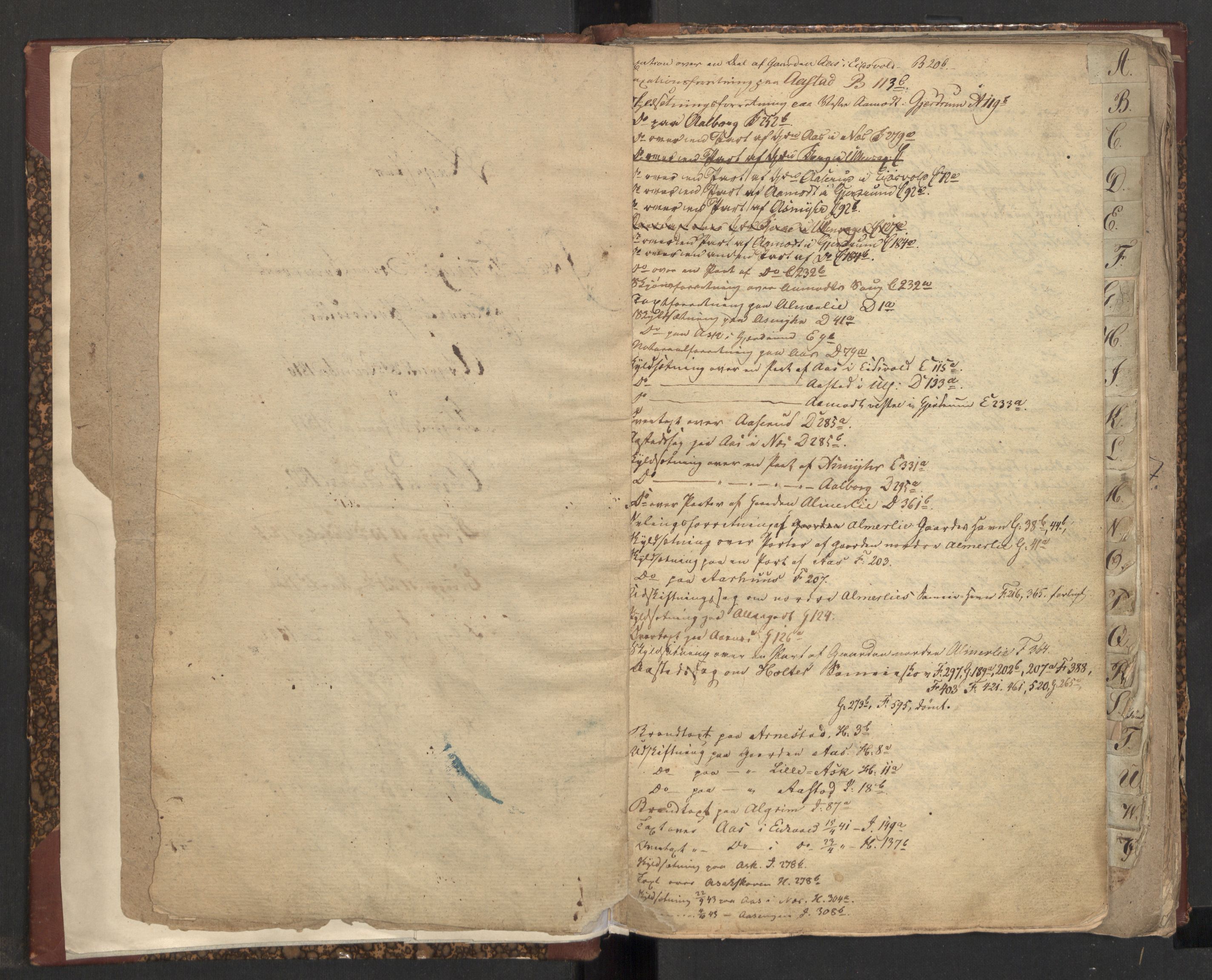 Øvre Romerike sorenskriveri, SAO/A-10649/F/Fc/Fca/L0019: Ekstrarettsprotokoll 19 - Registre, 1794-1855, s. 5
