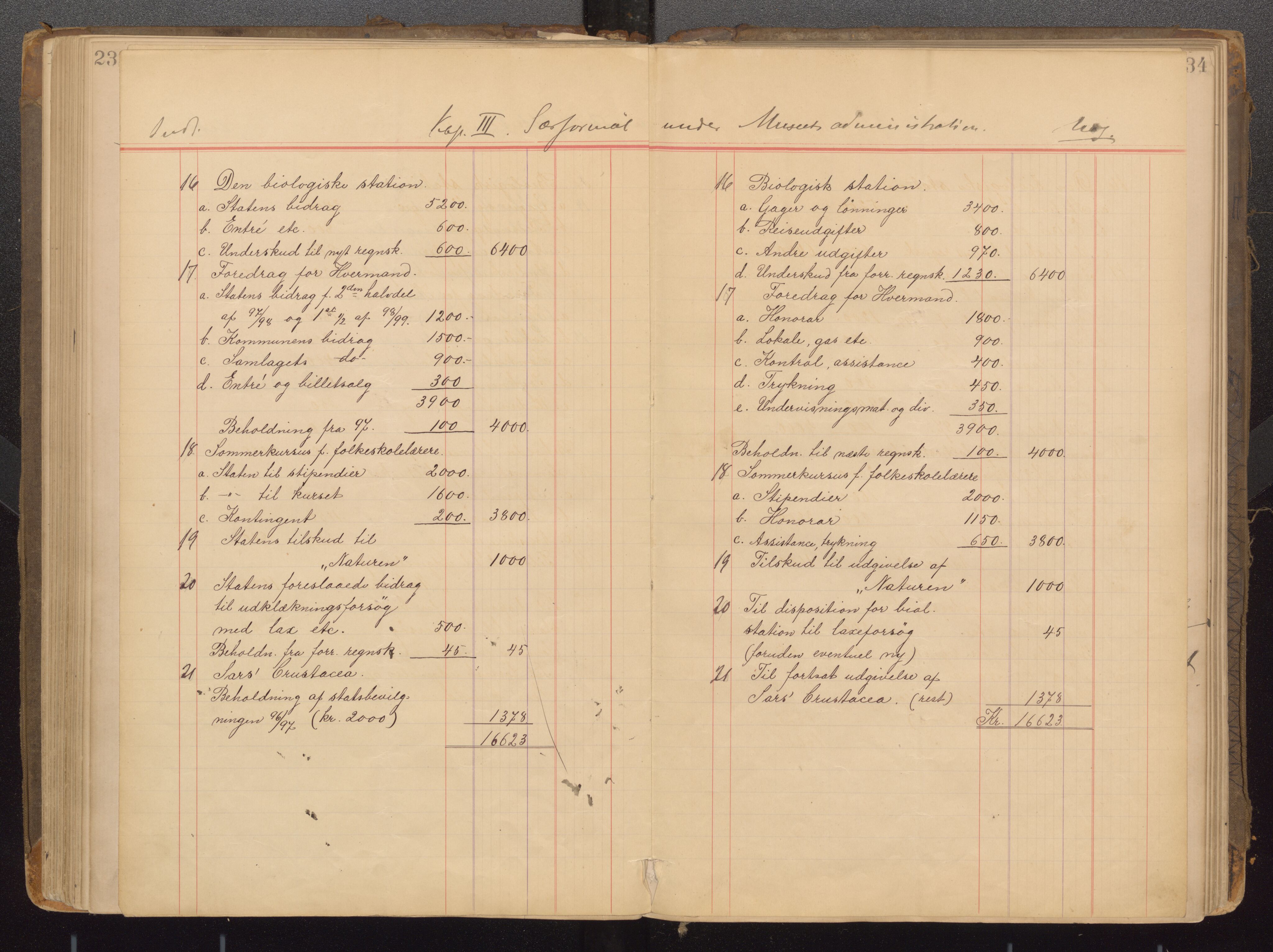 Bergens Museum, UMB/A007/A/Aa/L0007: Forhandlingsprotokoll , 1872-1906