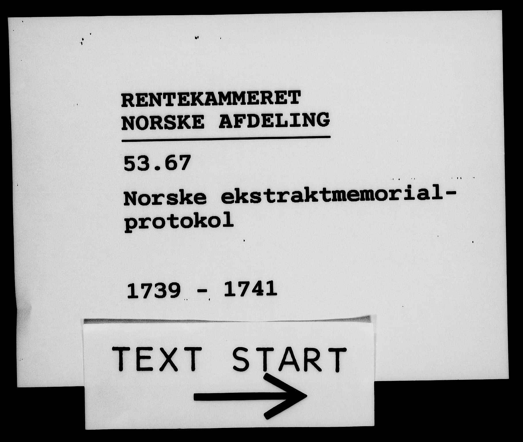 Rentekammeret, Kammerkanselliet, RA/EA-3111/G/Gh/Gha/L0022: Norsk ekstraktmemorialprotokoll (merket RK 53.67), 1739-1741