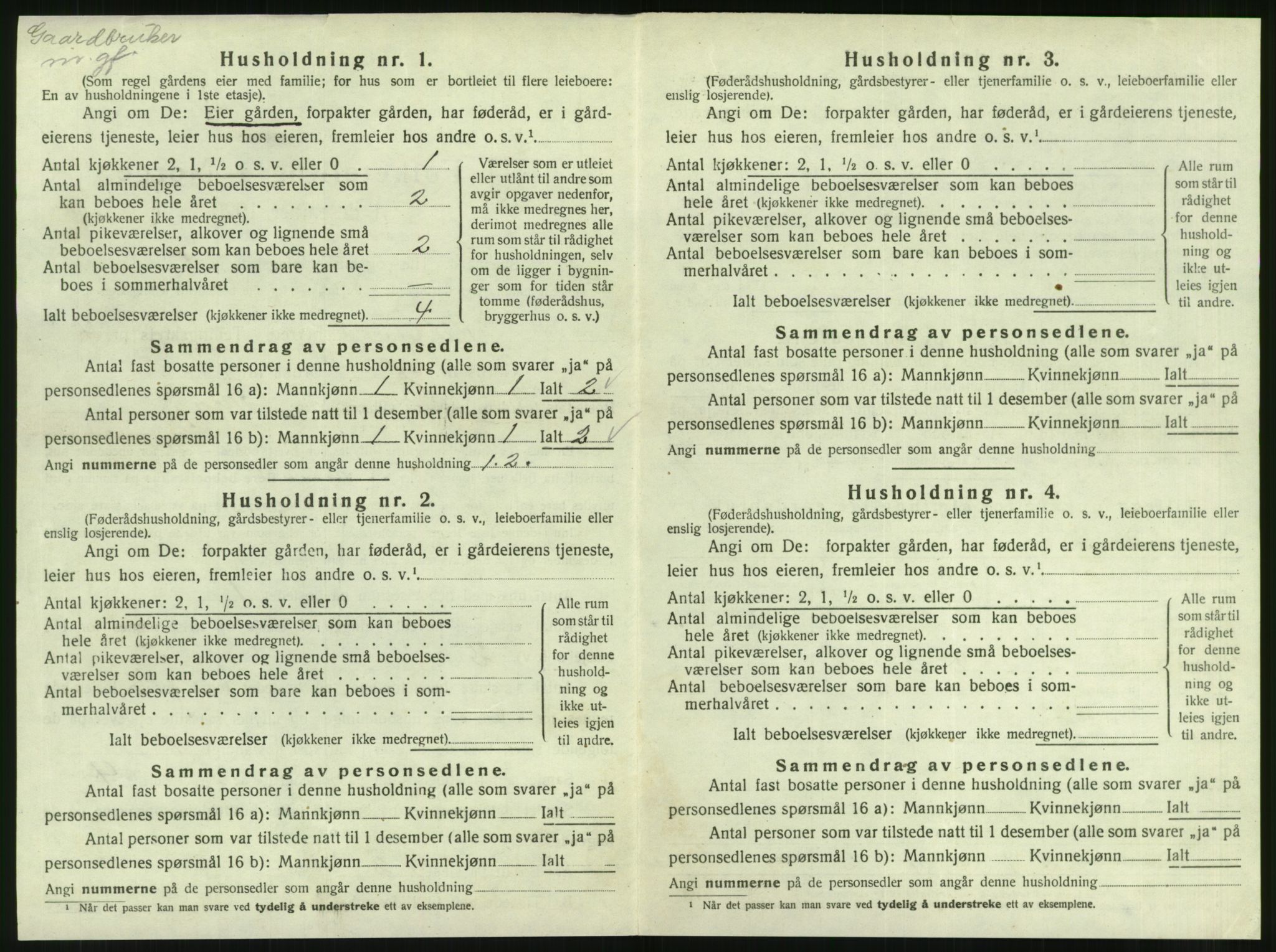 SAT, Folketelling 1920 for 1813 Velfjord herred, 1920, s. 404