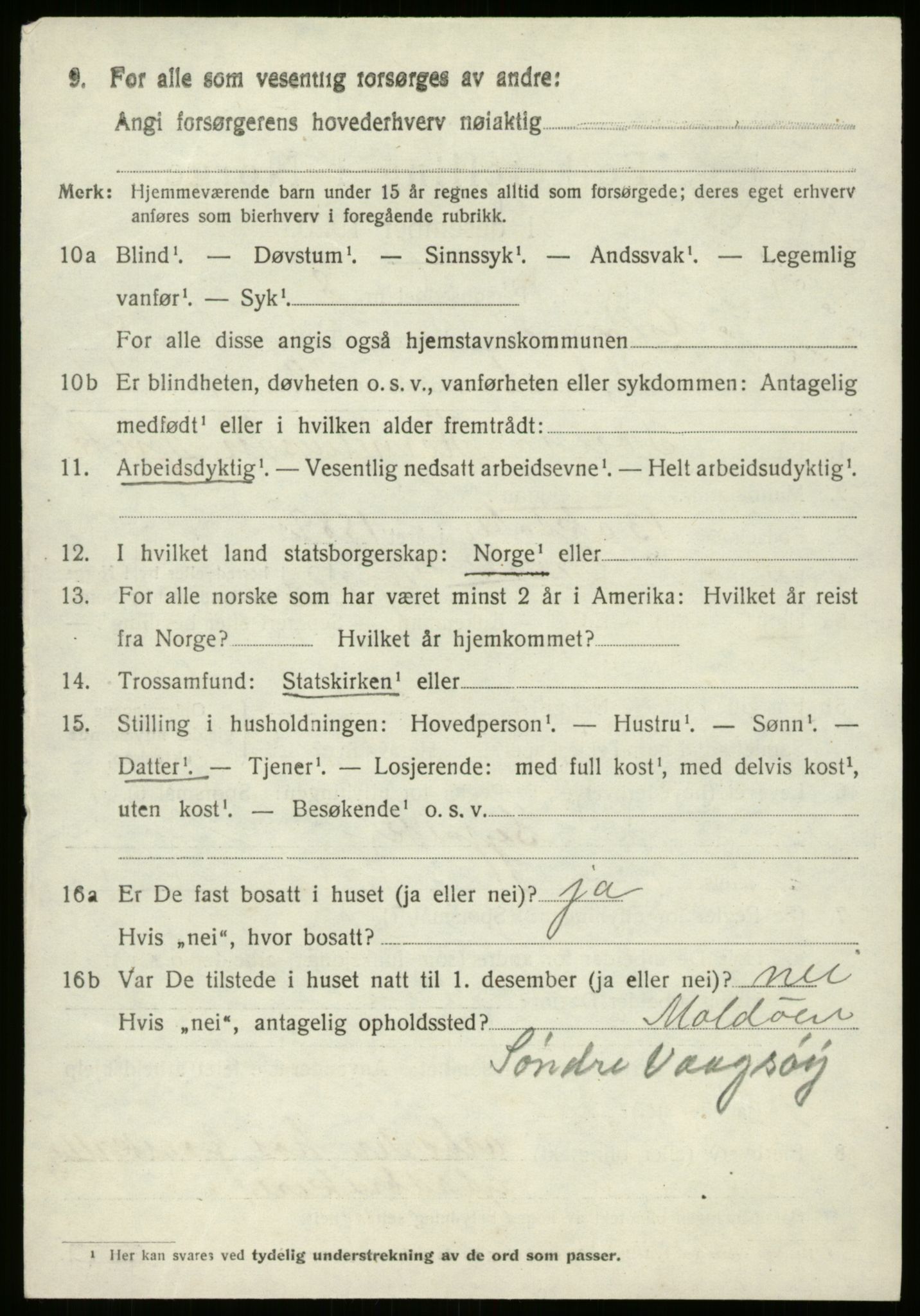SAB, Folketelling 1920 for 1445 Gloppen herred, 1920, s. 4089