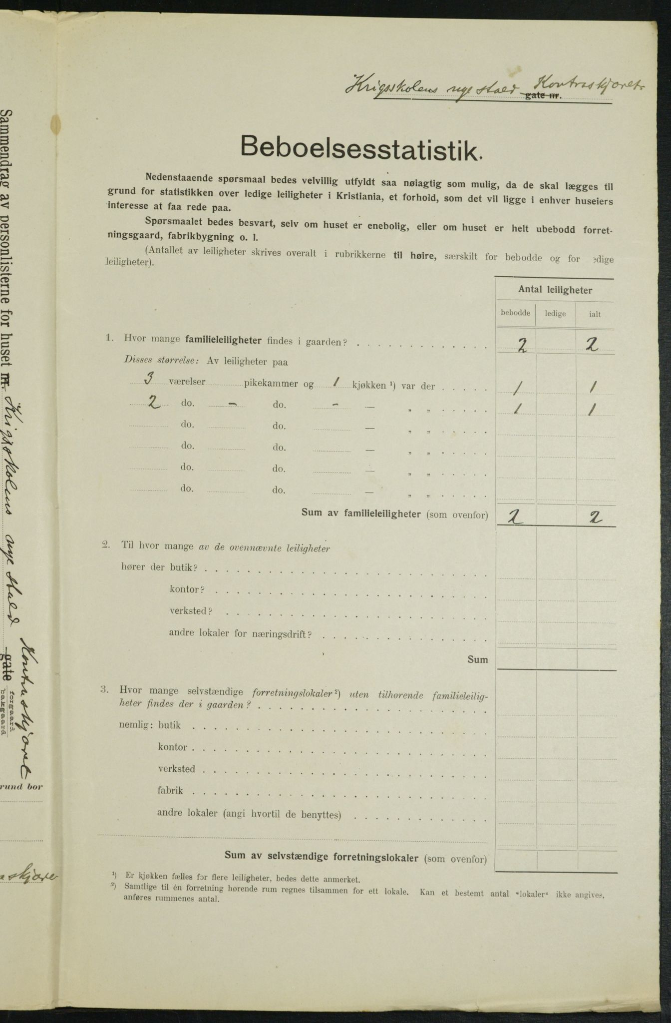 OBA, Kommunal folketelling 1.2.1914 for Kristiania, 1914, s. 24363