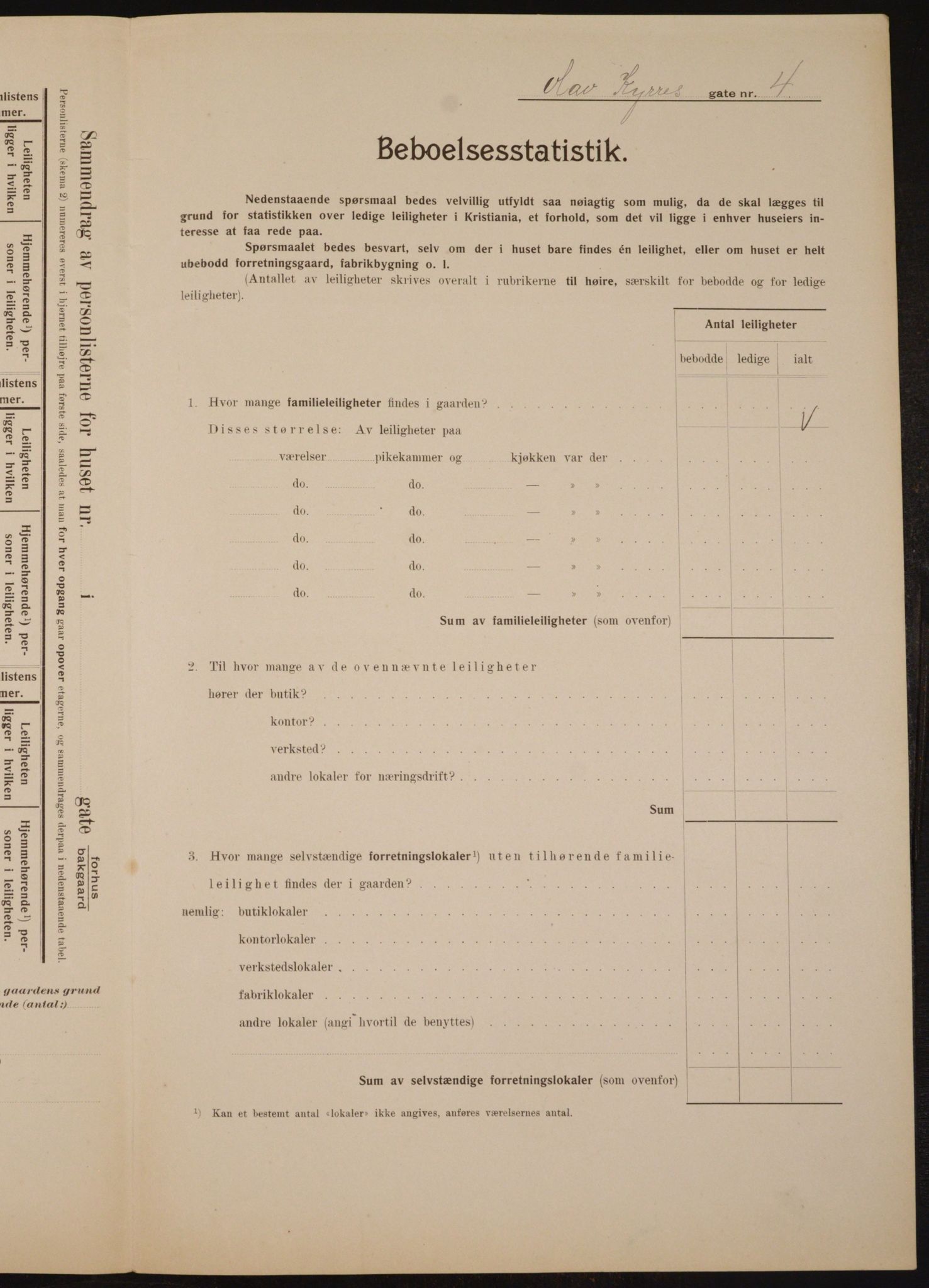 OBA, Kommunal folketelling 1.2.1910 for Kristiania, 1910, s. 72624