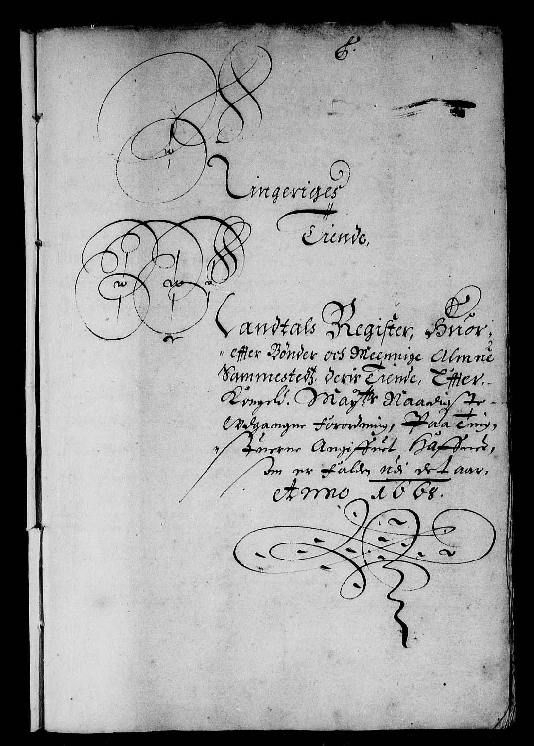 Rentekammeret inntil 1814, Reviderte regnskaper, Stiftamtstueregnskaper, Landkommissariatet på Akershus og Akershus stiftamt, AV/RA-EA-5869/R/Rb/L0051: Akershus stiftamt, 1668