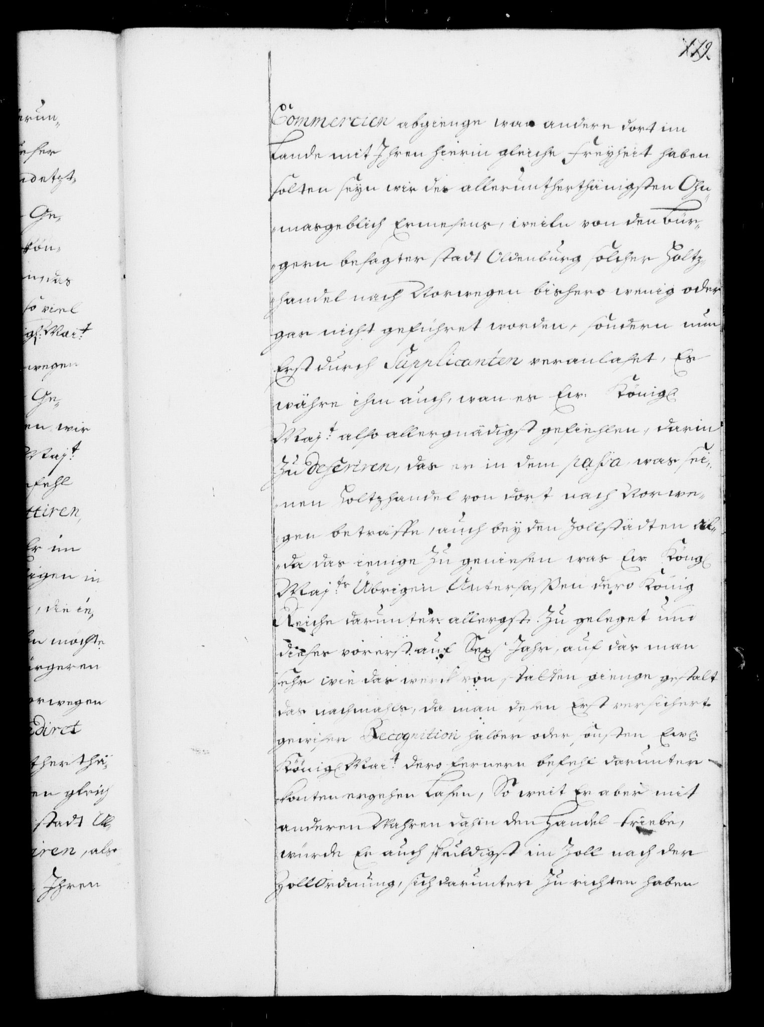 Rentekammeret, Kammerkanselliet, RA/EA-3111/G/Gf/Gfa/L0001: Resolusjonsprotokoll med register (merket RK 52.1), 1695-1706, s. 119