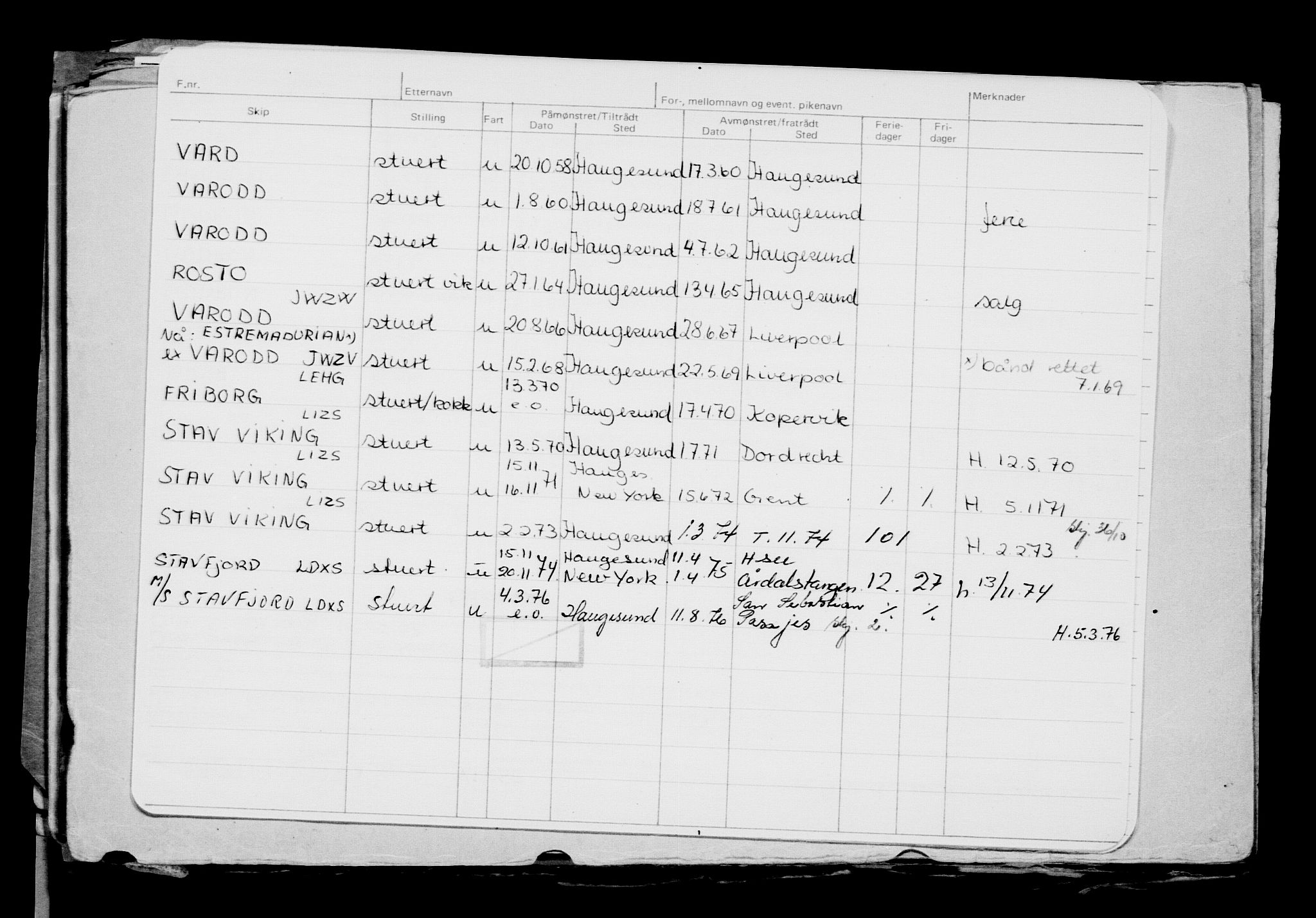 Direktoratet for sjømenn, AV/RA-S-3545/G/Gb/L0172: Hovedkort, 1919, s. 307