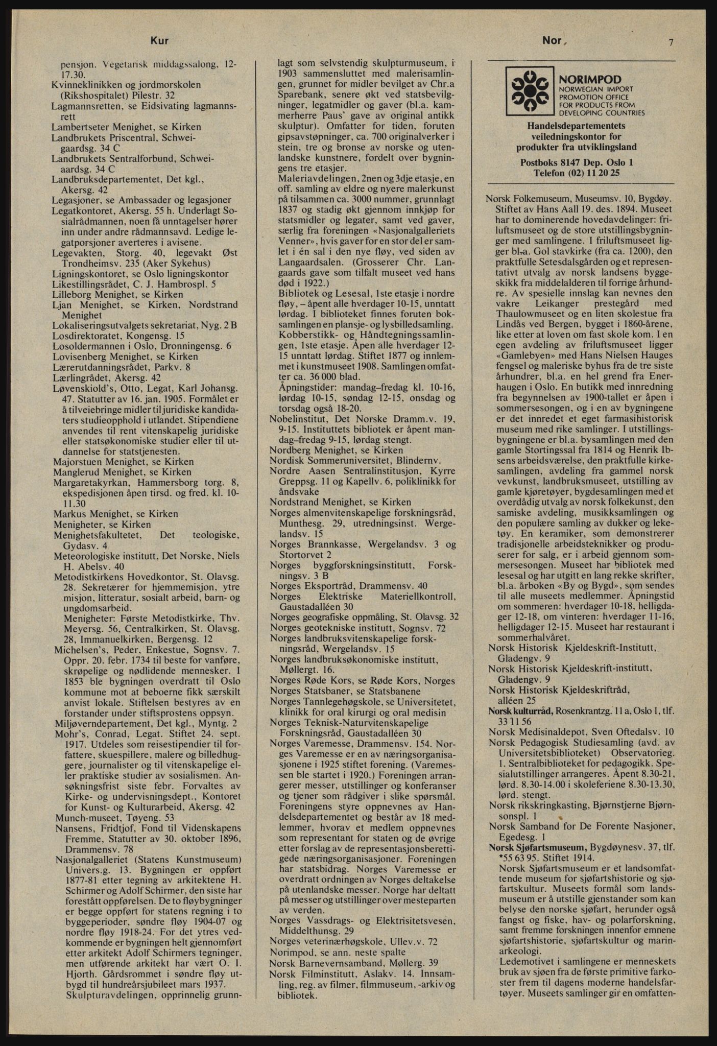 Kristiania/Oslo adressebok, PUBL/-, 1978-1979, s. 7