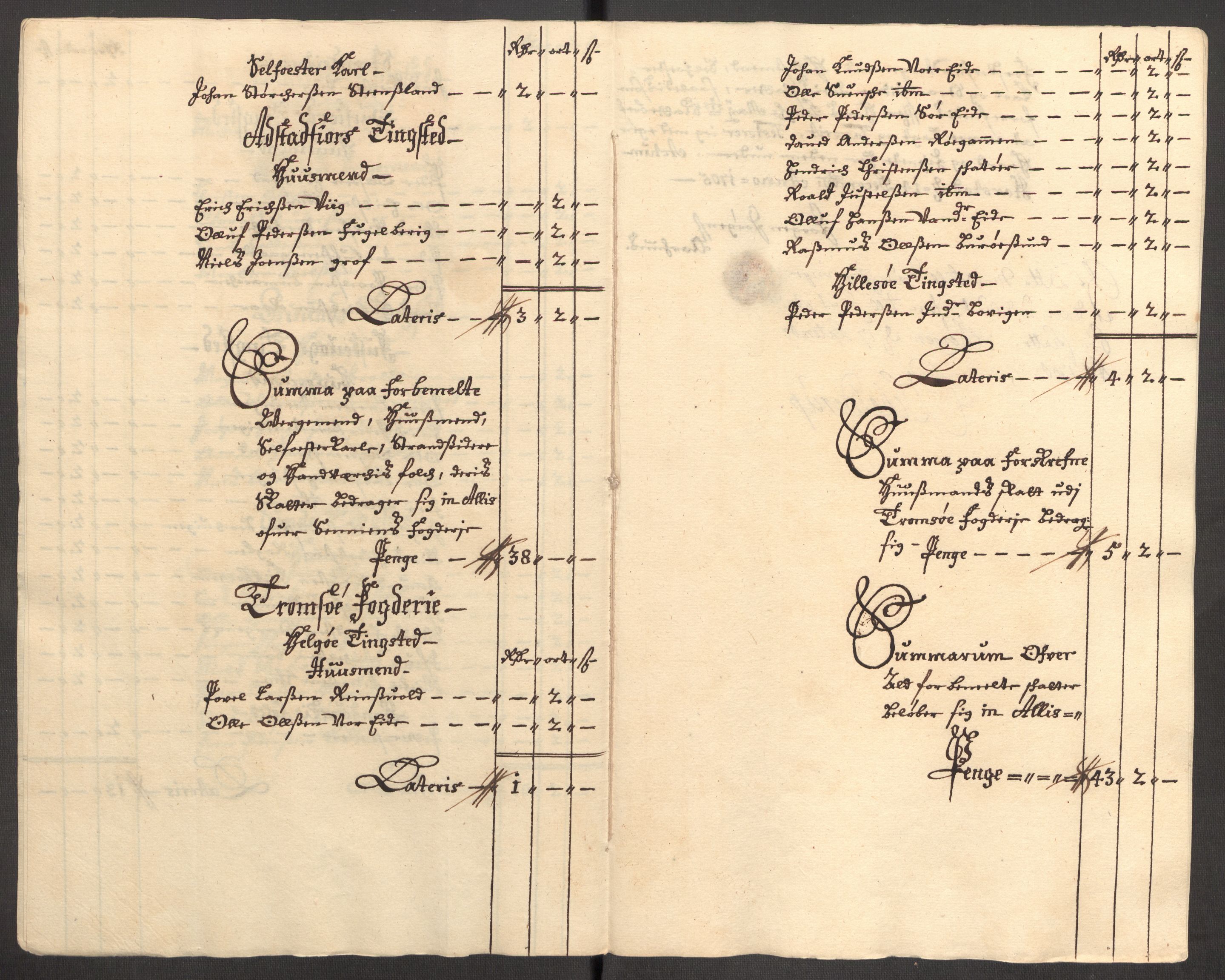 Rentekammeret inntil 1814, Reviderte regnskaper, Fogderegnskap, AV/RA-EA-4092/R68/L4756: Fogderegnskap Senja og Troms, 1705-1707, s. 52