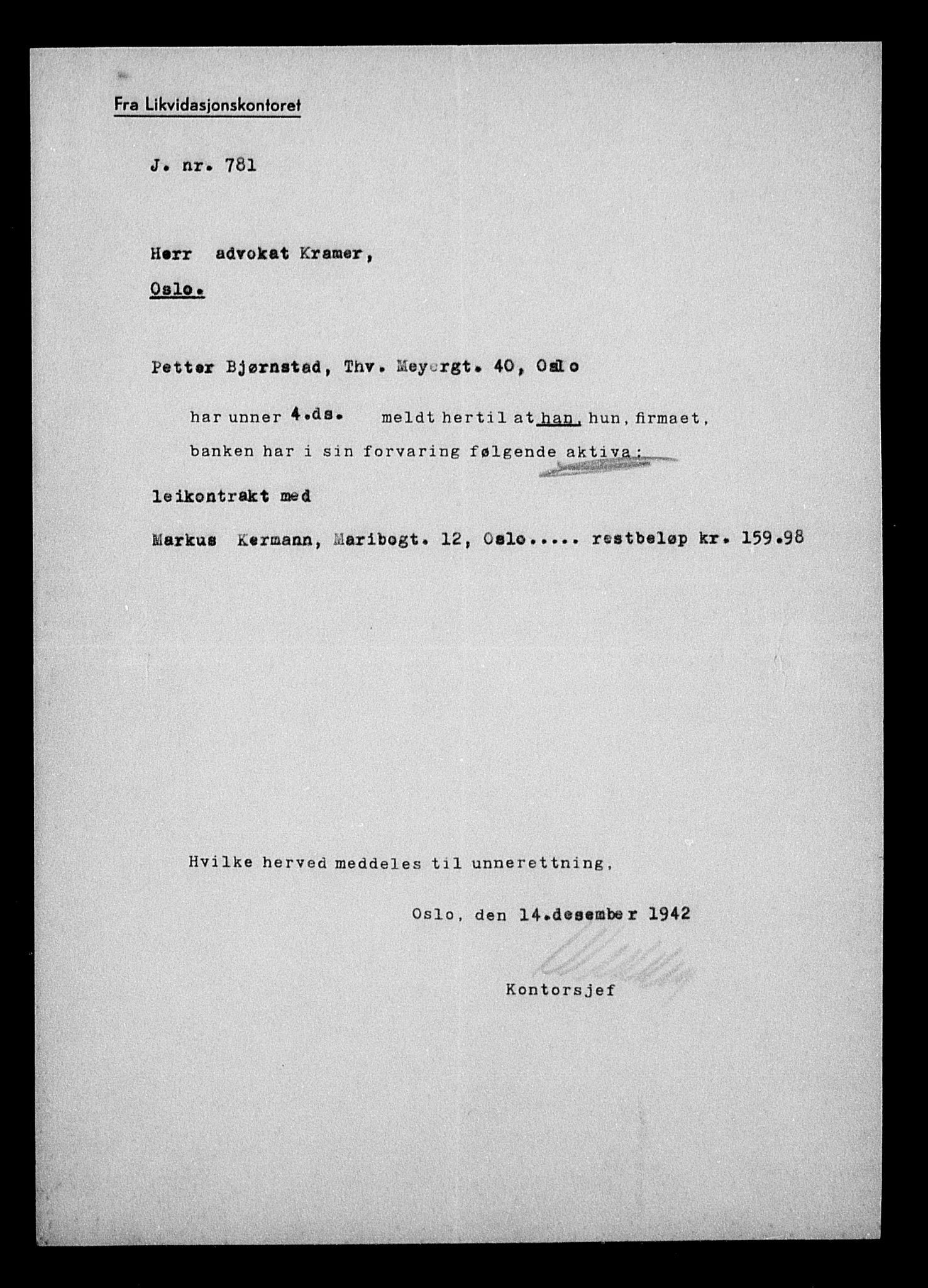 Justisdepartementet, Tilbakeføringskontoret for inndratte formuer, AV/RA-S-1564/H/Hc/Hcc/L0951: --, 1945-1947, s. 64