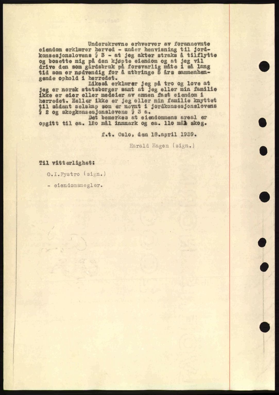 Moss sorenskriveri, SAO/A-10168: Pantebok nr. A5, 1938-1939, Dagboknr: 986/1939