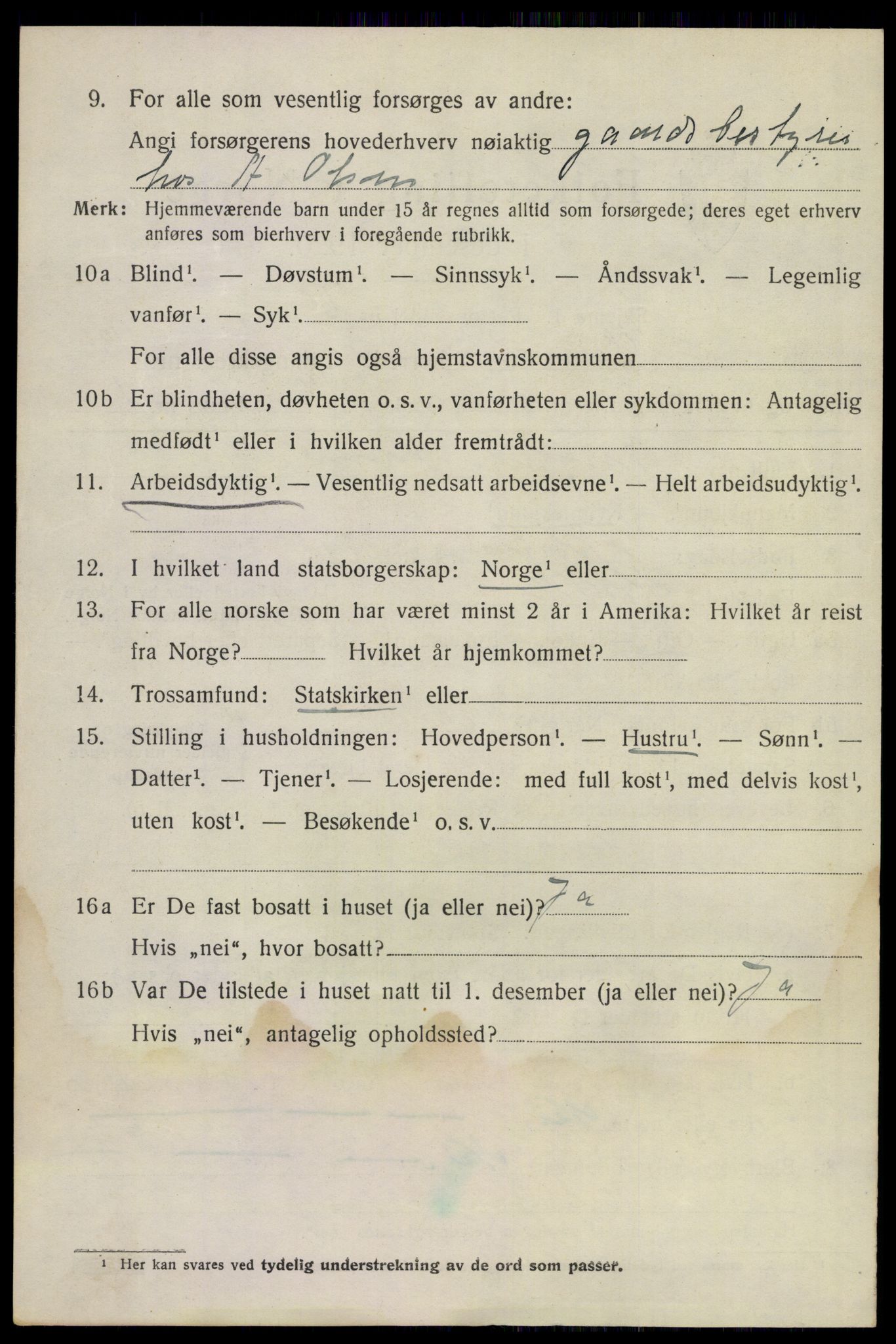 SAKO, Folketelling 1920 for 0724 Sandeherred herred, 1920, s. 19109