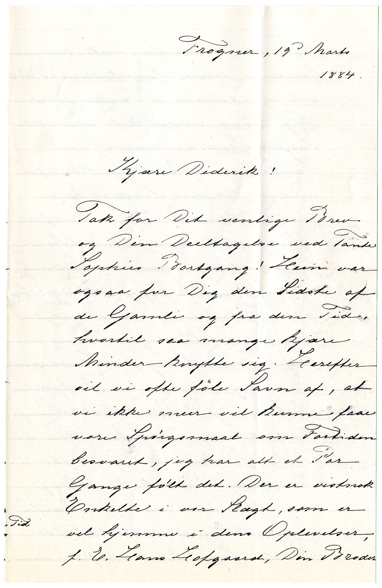 Diderik Maria Aalls brevsamling, NF/Ark-1023/F/L0002: D.M. Aalls brevsamling. B - C, 1799-1889, s. 60