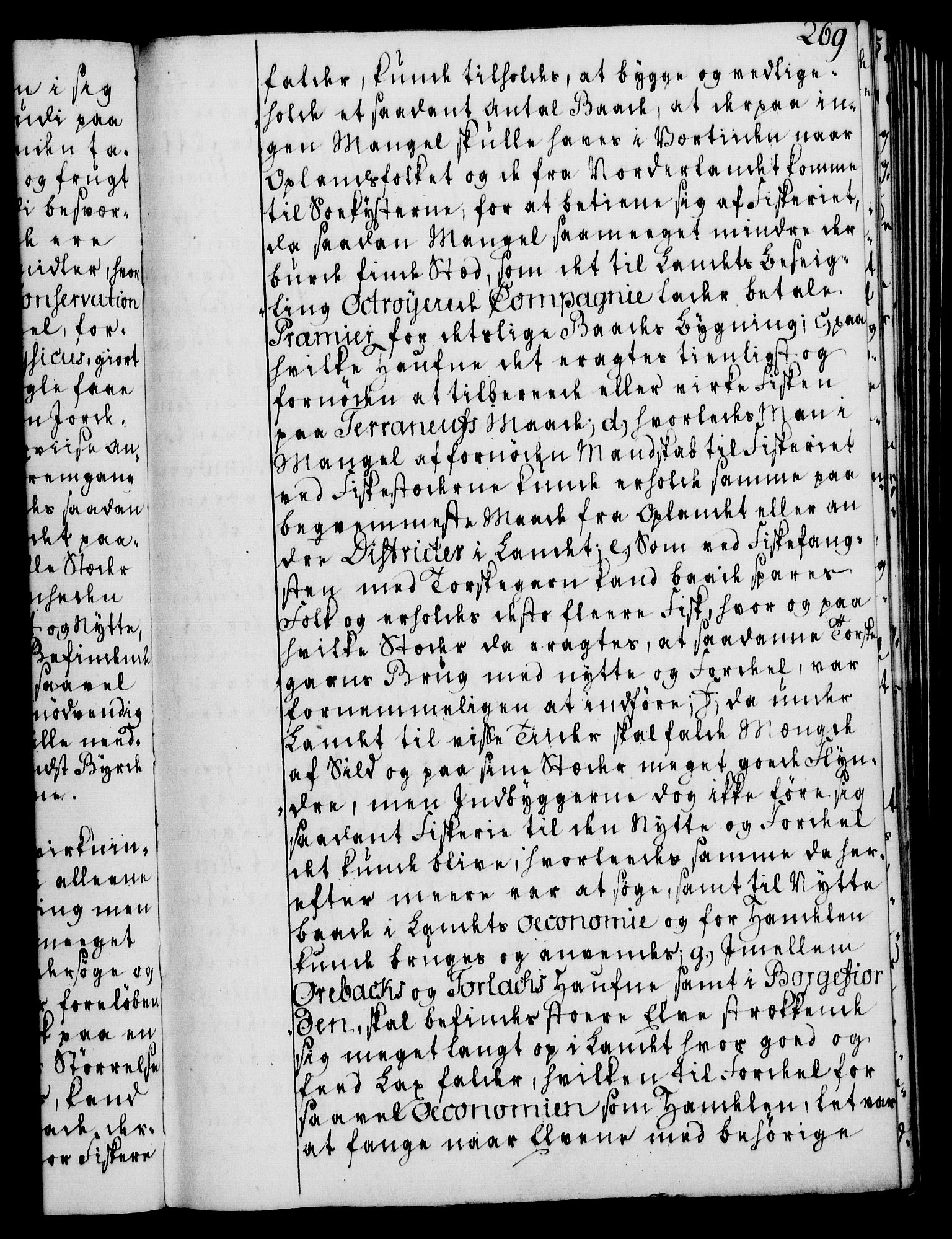 Rentekammeret, Kammerkanselliet, RA/EA-3111/G/Gg/Ggi/L0003: Norsk instruksjonsprotokoll med register (merket RK 53.36), 1751-1775, s. 269