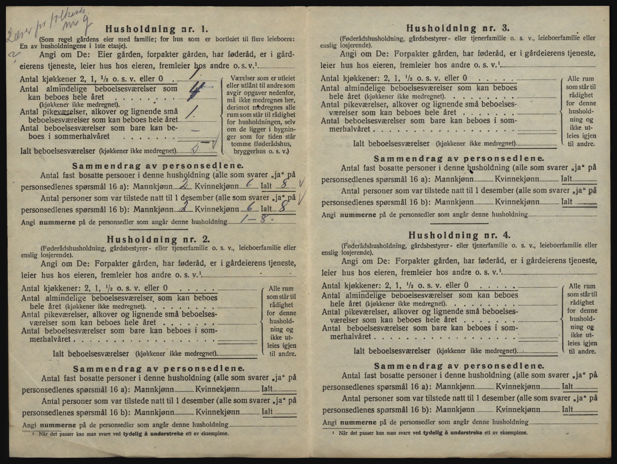 SAO, Folketelling 1920 for 0211 Vestby herred, 1920, s. 38