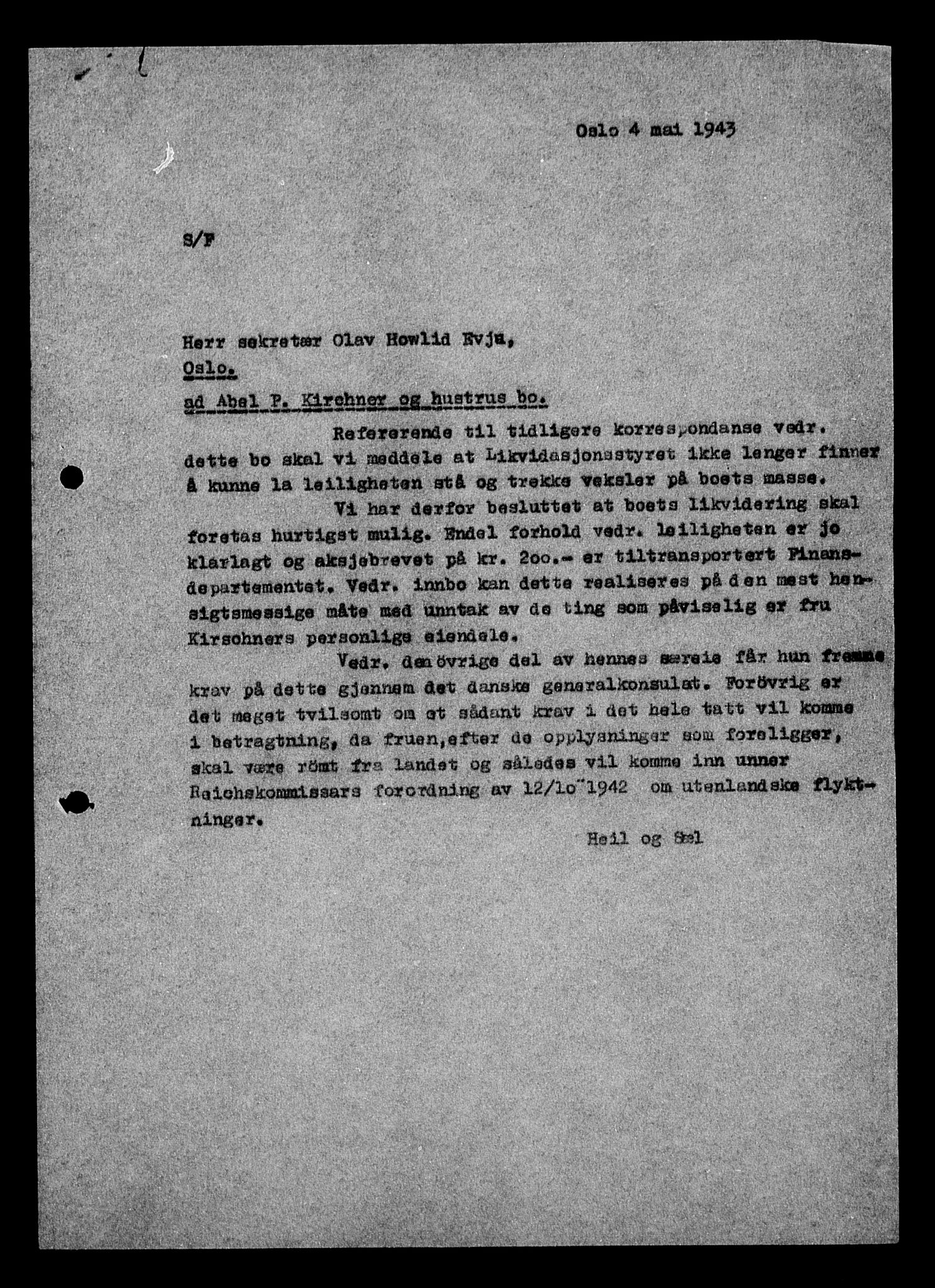 Justisdepartementet, Tilbakeføringskontoret for inndratte formuer, AV/RA-S-1564/H/Hc/Hcc/L0951: --, 1945-1947, s. 497