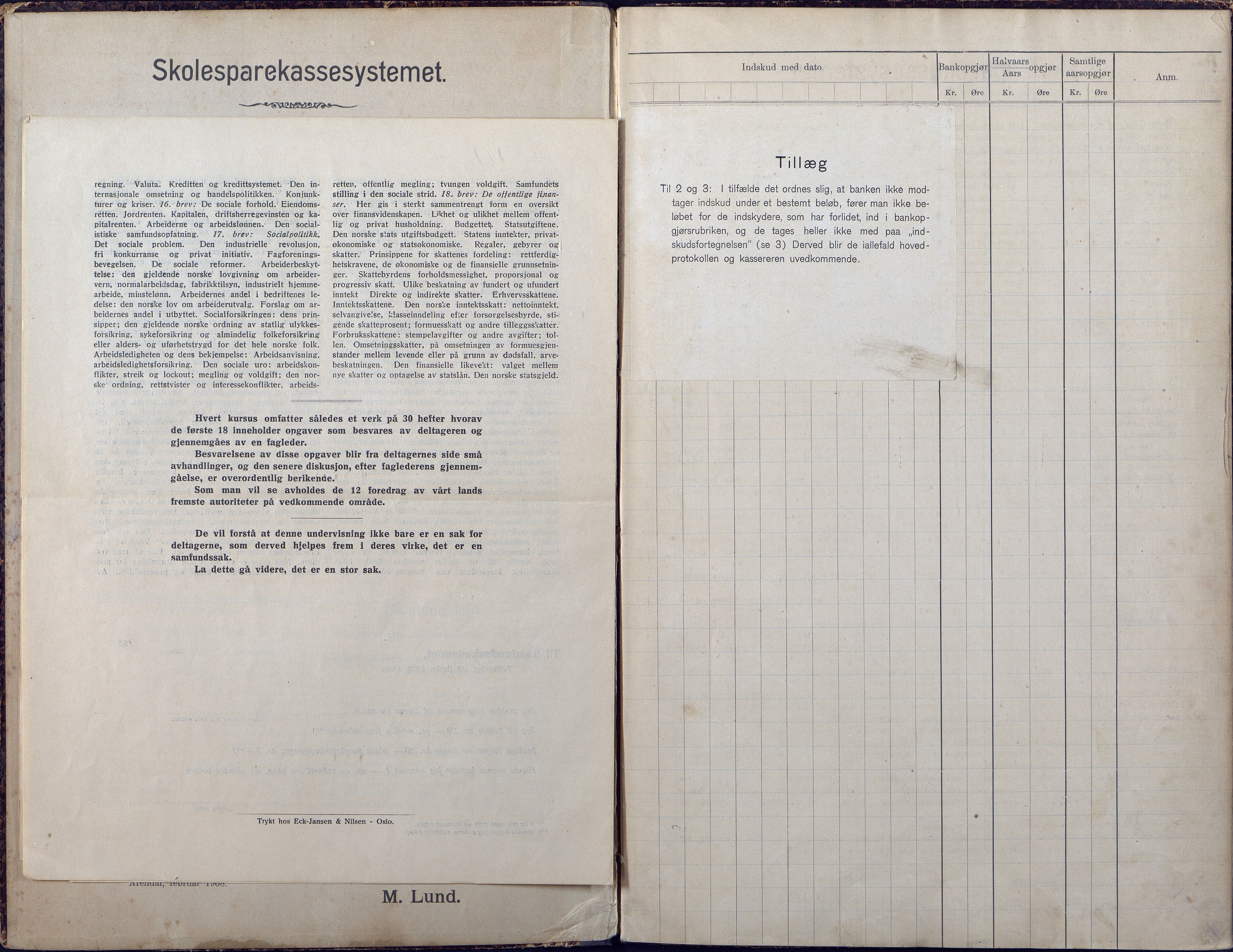 Gjerstad Kommune, Vestøl-Ljaadal-Trydal-Løite, AAMA/KA0911-550e/F02/L0002: Klasseprotokoll Vestøl-Ljaadal skole, 1912-1922