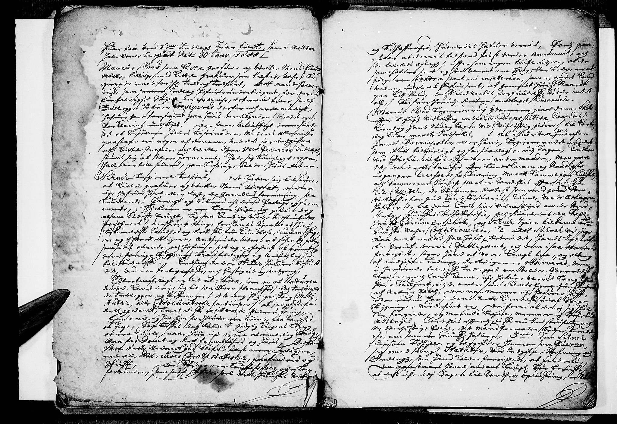 Nedre Telemark sorenskriveri, AV/SAKO-A-135/F/Fa/L0003: Tingbok, 1688, s. 1b-2a