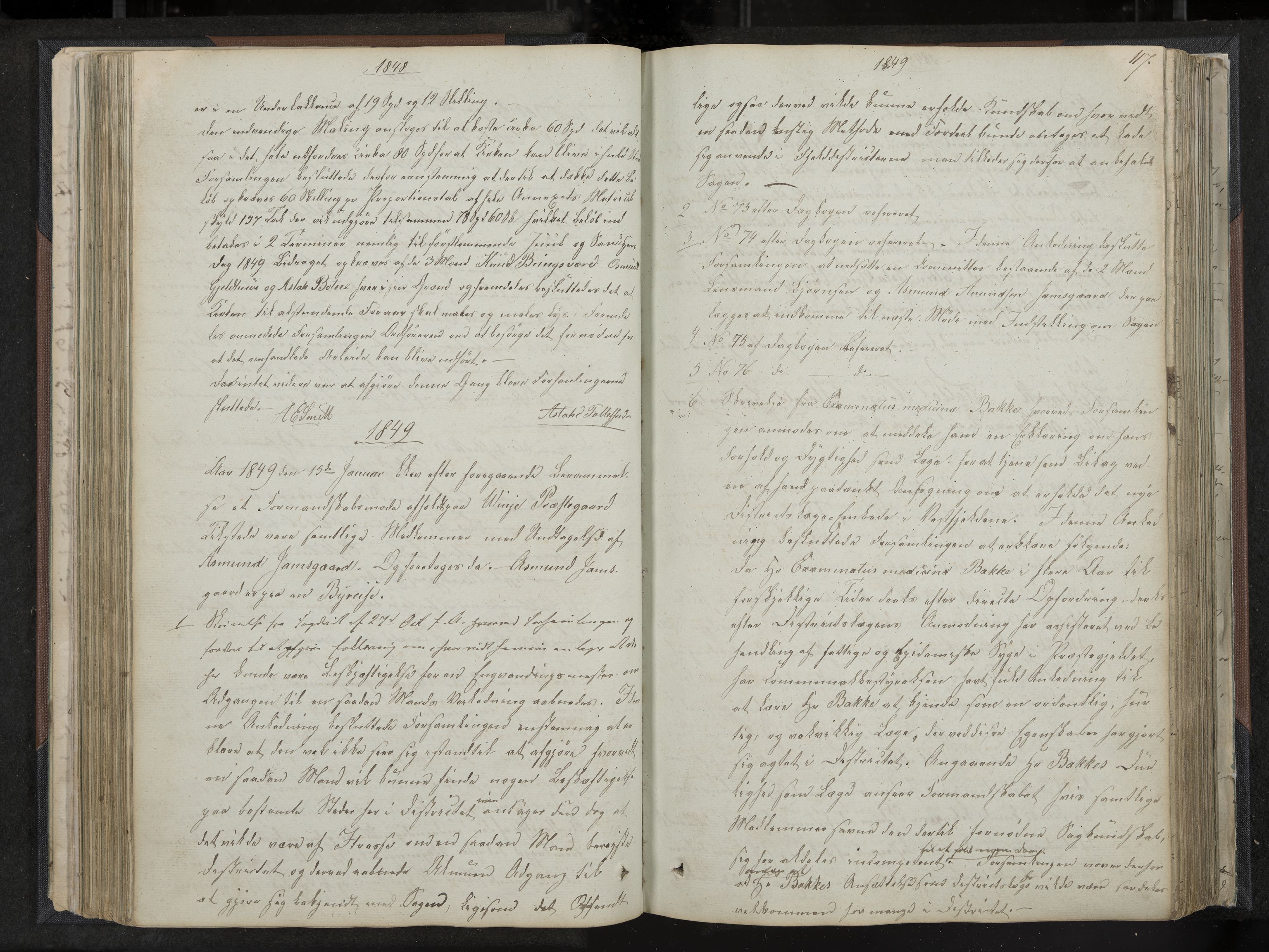 Vinje formannskap og sentraladministrasjon, IKAK/0834021-1/A/L0001: Møtebok, 1838-1889, s. 117