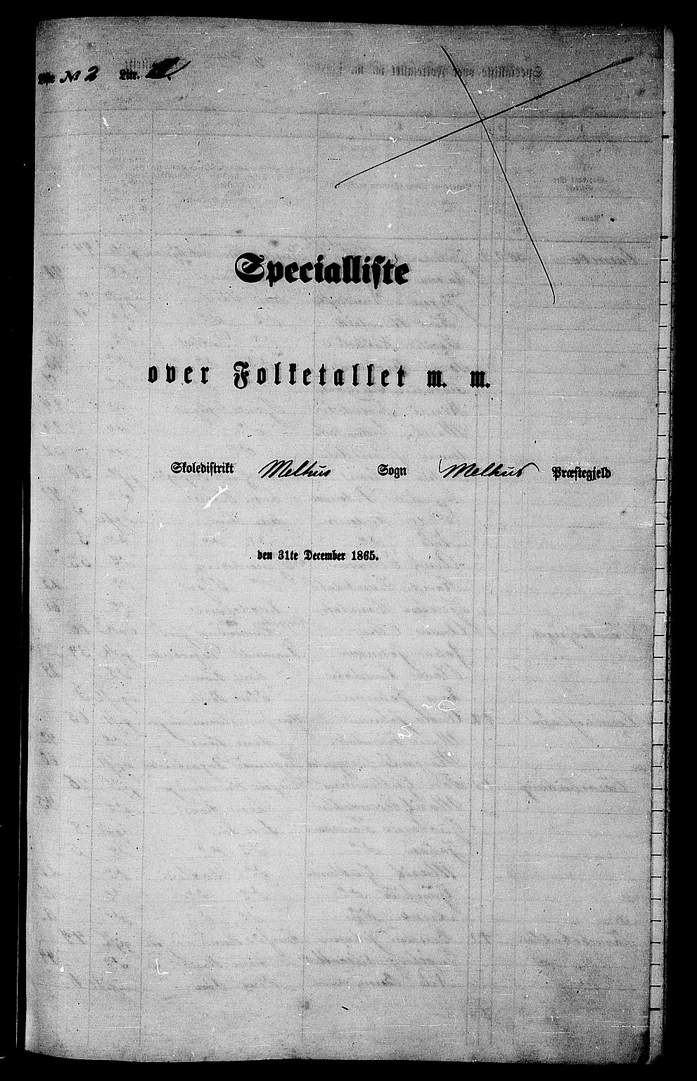 RA, Folketelling 1865 for 1653P Melhus prestegjeld, 1865, s. 37