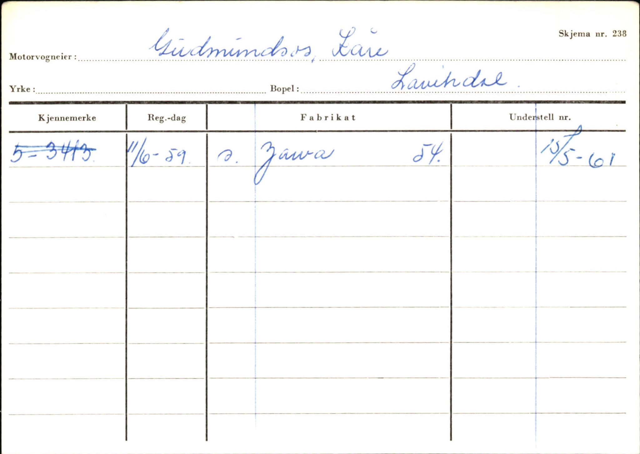 Statens vegvesen, Sogn og Fjordane vegkontor, AV/SAB-A-5301/4/F/L0130: Eigarregister Eid T-Å. Høyanger A-O, 1945-1975, s. 1197