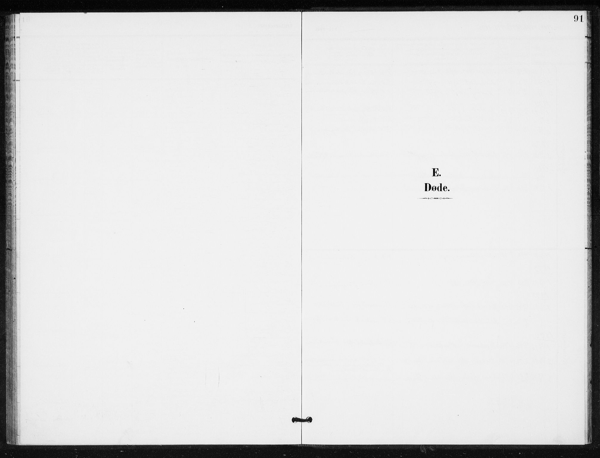 Kongsberg kirkebøker, SAKO/A-22/G/Ga/L0009: Klokkerbok nr. 9, 1932-1938, s. 91