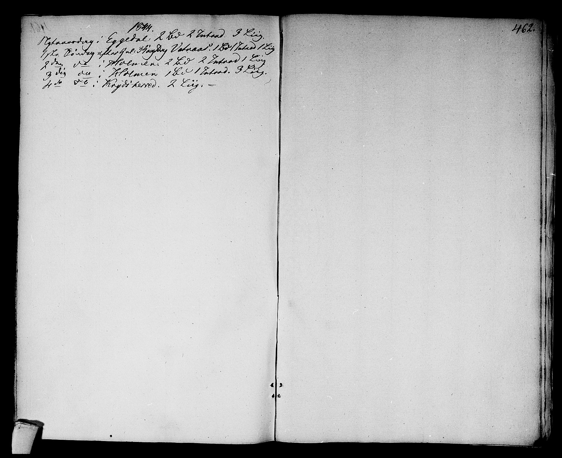 Sigdal kirkebøker, SAKO/A-245/F/Fa/L0006: Ministerialbok nr. I 6 /1, 1829-1843, s. 462