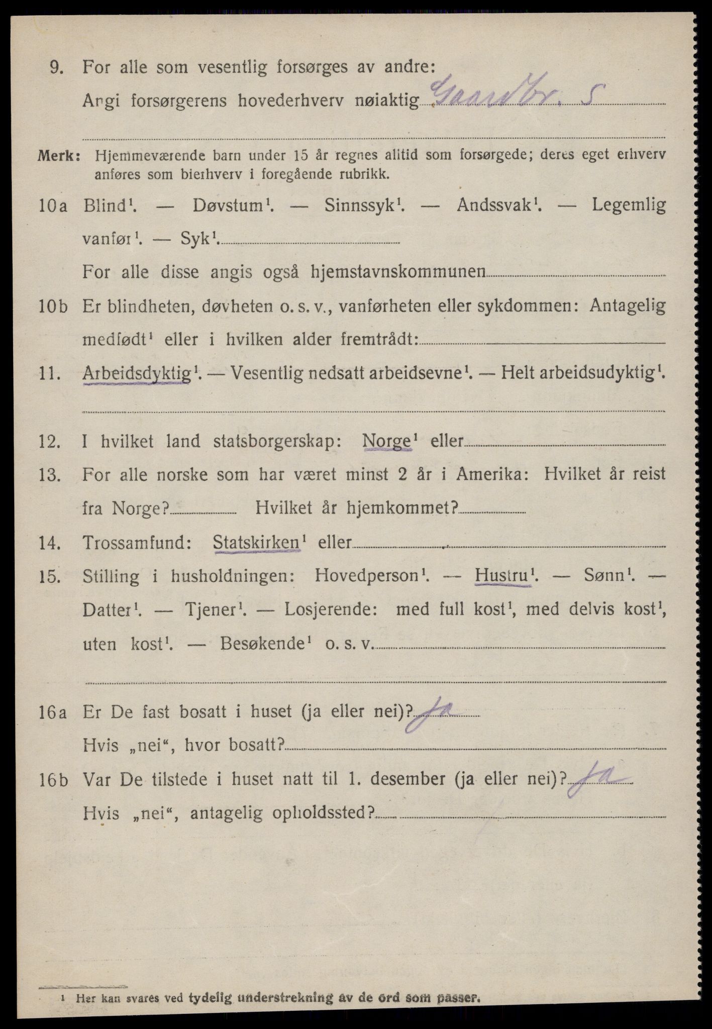 SAT, Folketelling 1920 for 1525 Stranda herred, 1920, s. 550