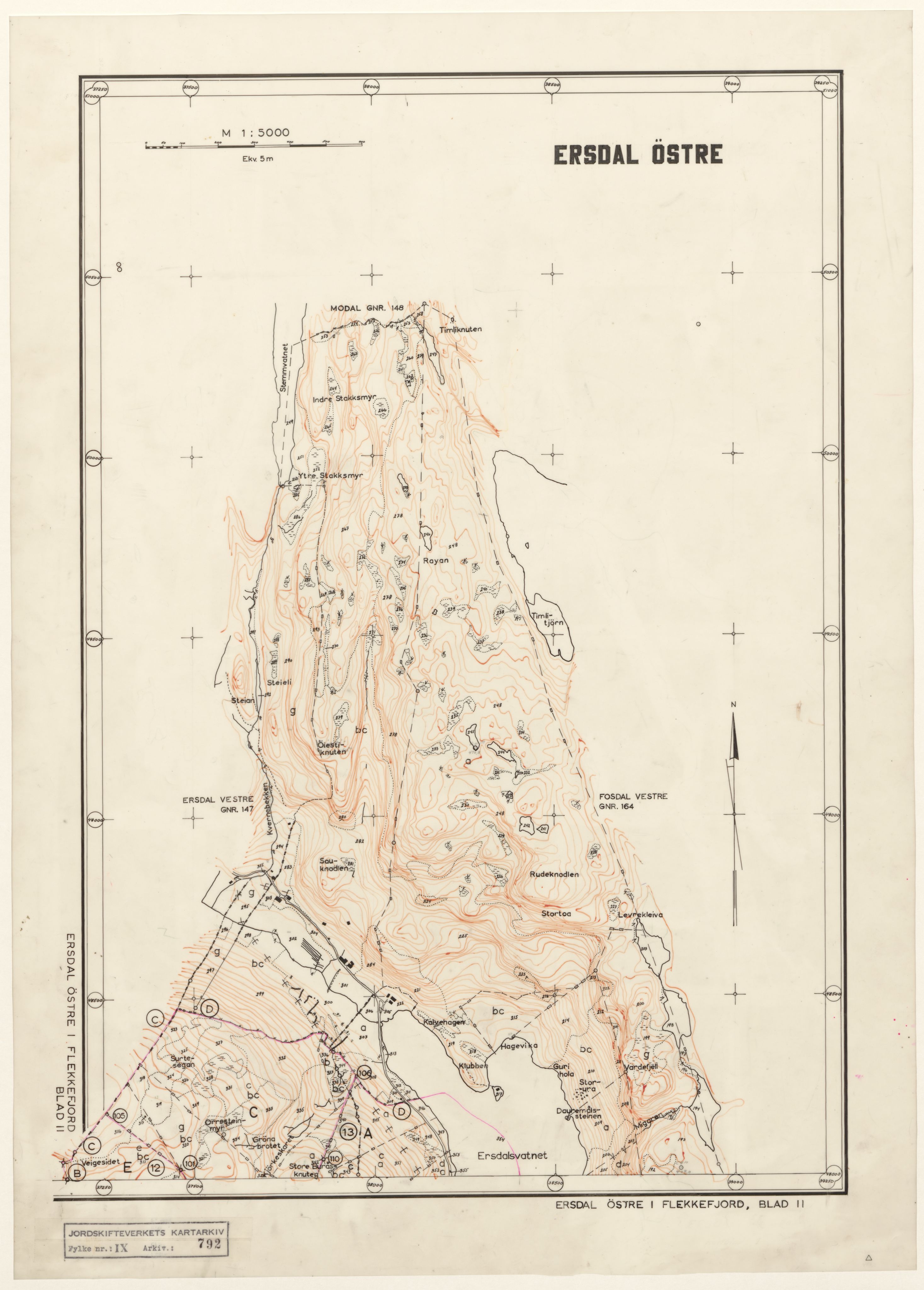 Jordskifteverkets kartarkiv, RA/S-3929/T, 1859-1988, s. 1014