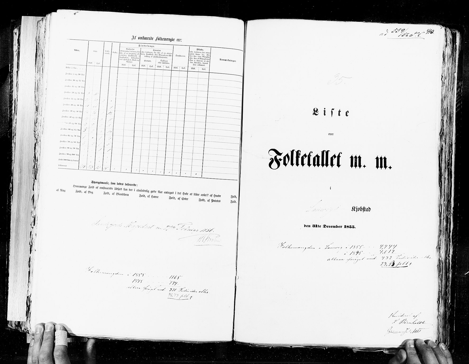 RA, Folketellingen 1855, bind 7: Kjøpsteder og ladesteder: Fredrikshald-Kragerø, 1855, s. 410