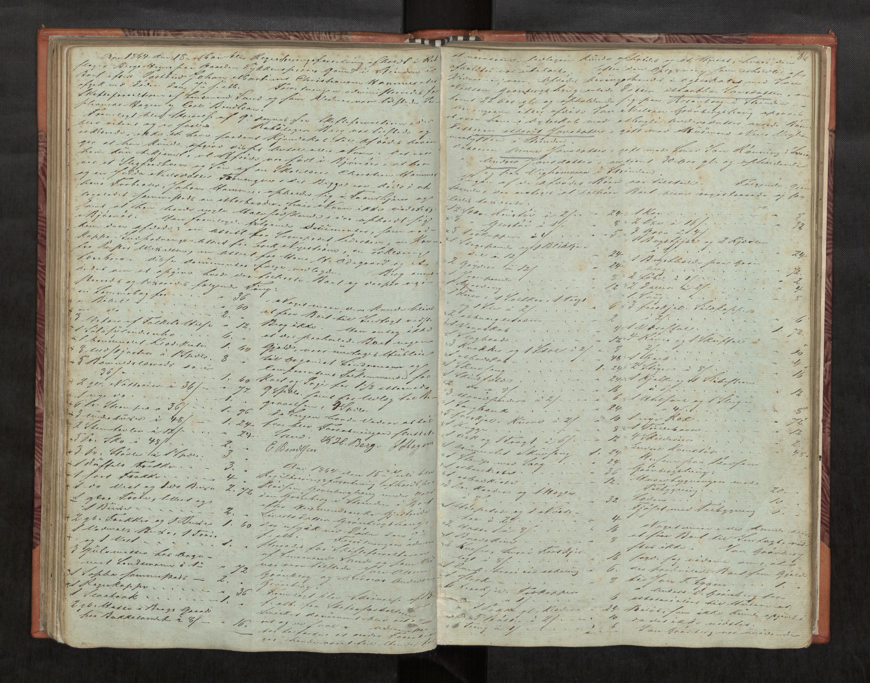 Strinda og Selbu sorenskriveri, AV/SAT-A-0015/3/3C/L0002: Skifteregistreringsprot.  for Strinda tinglag, 1853-1880, s. 86